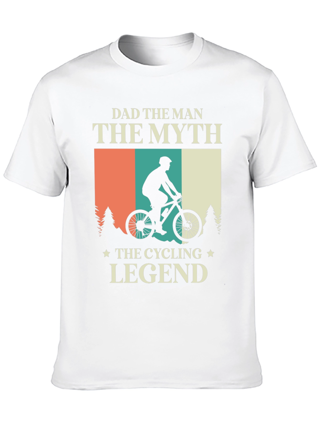 Dad The Man Cycling Legend T-Shirt