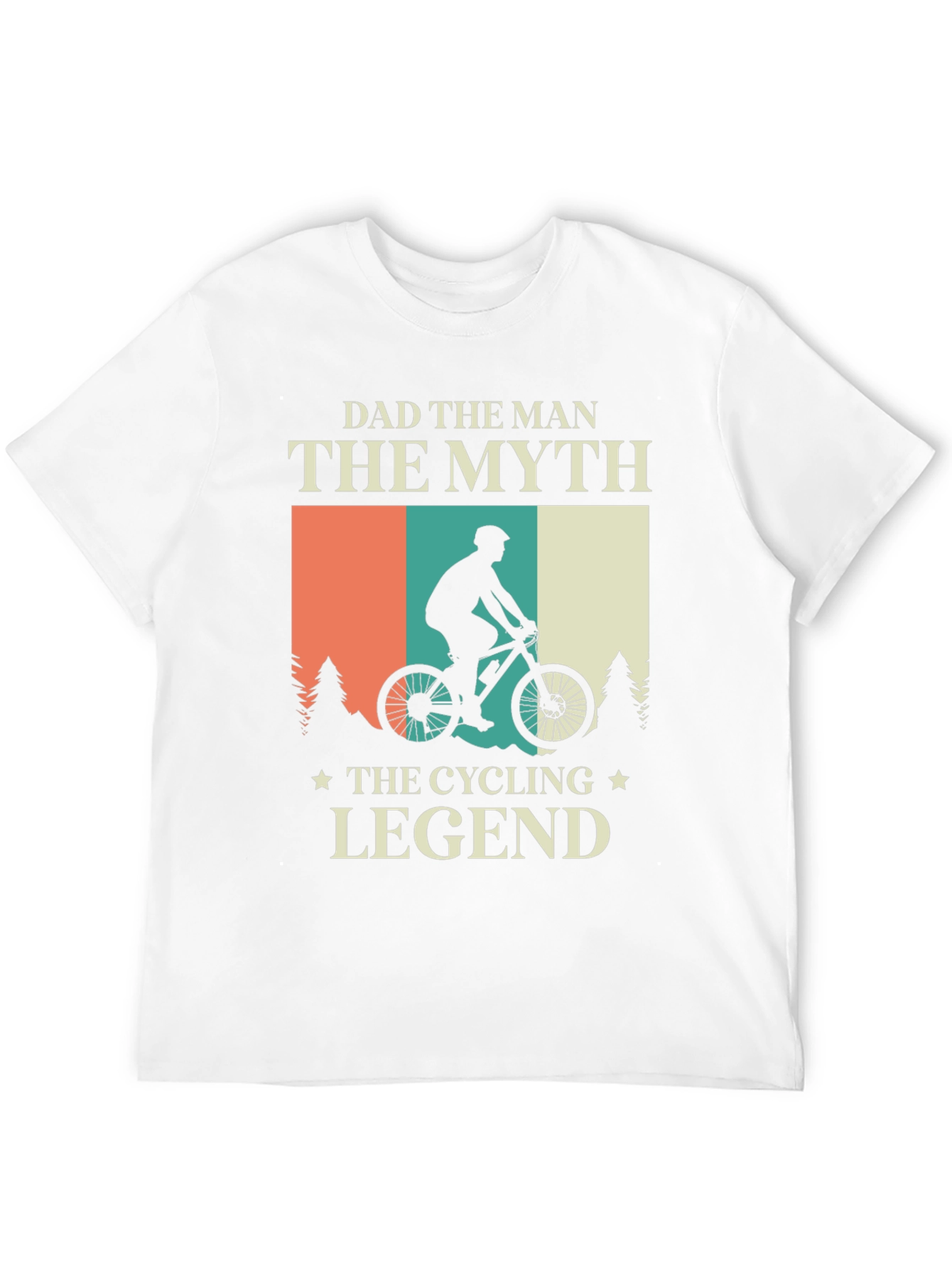 Dad The Man Cycling Legend T-Shirt