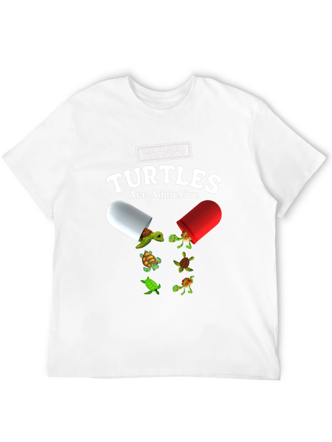 Turtles Are Addictive Graphic Tee