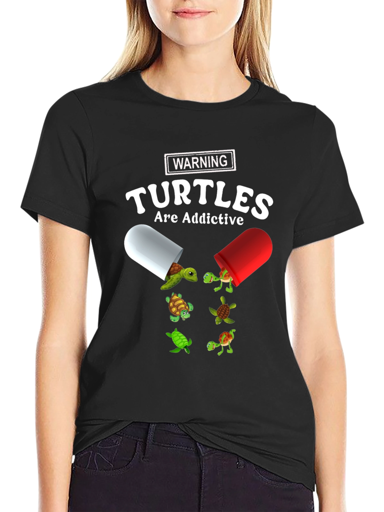 Turtles Are Addictive Graphic Tee