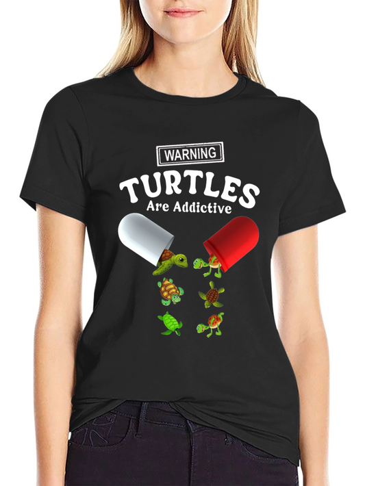 Turtles Are Addictive Graphic Tee