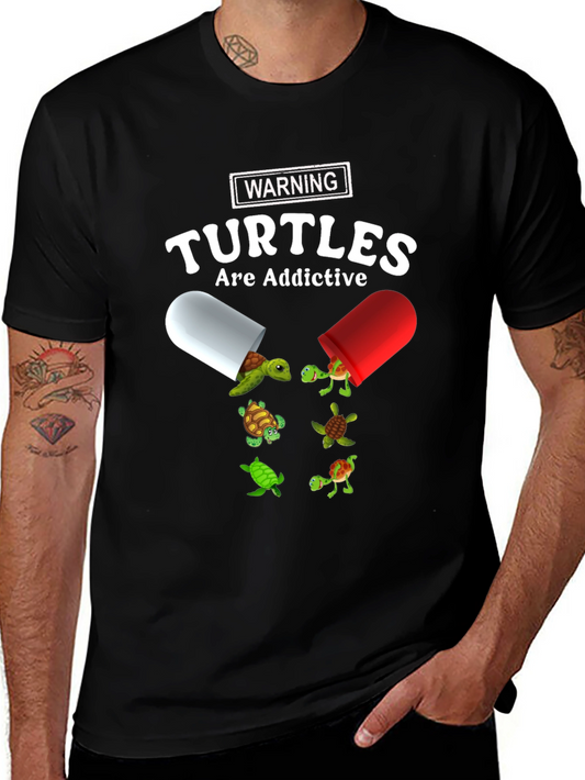 Turtles Are Addictive Graphic Tee