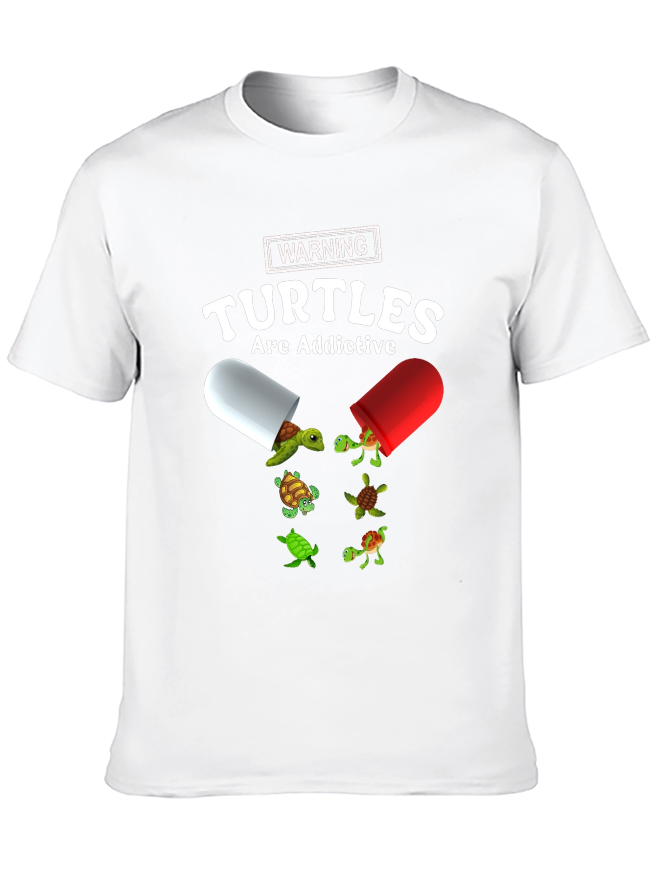 Turtles Are Addictive Graphic Tee