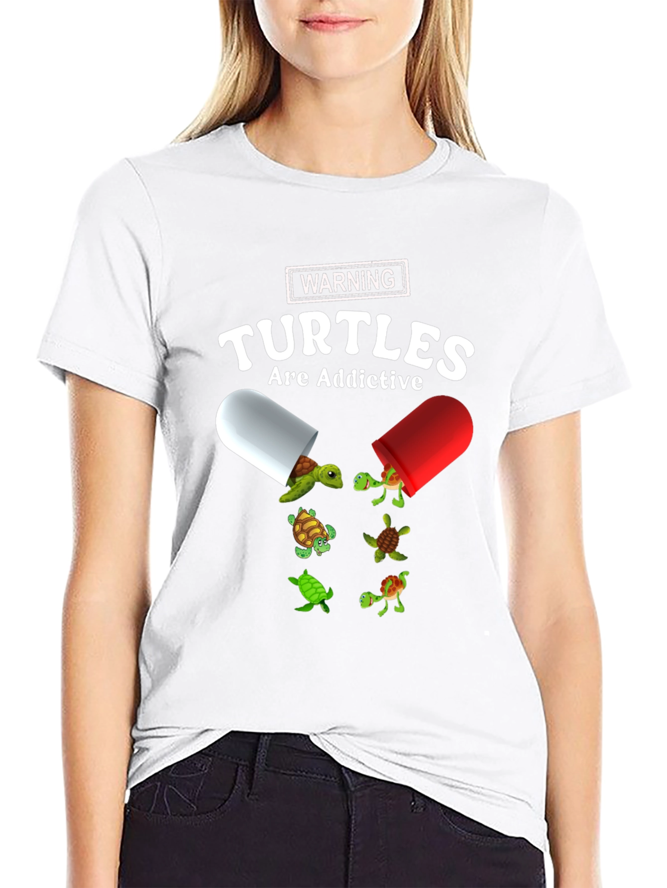 Turtles Are Addictive Graphic Tee
