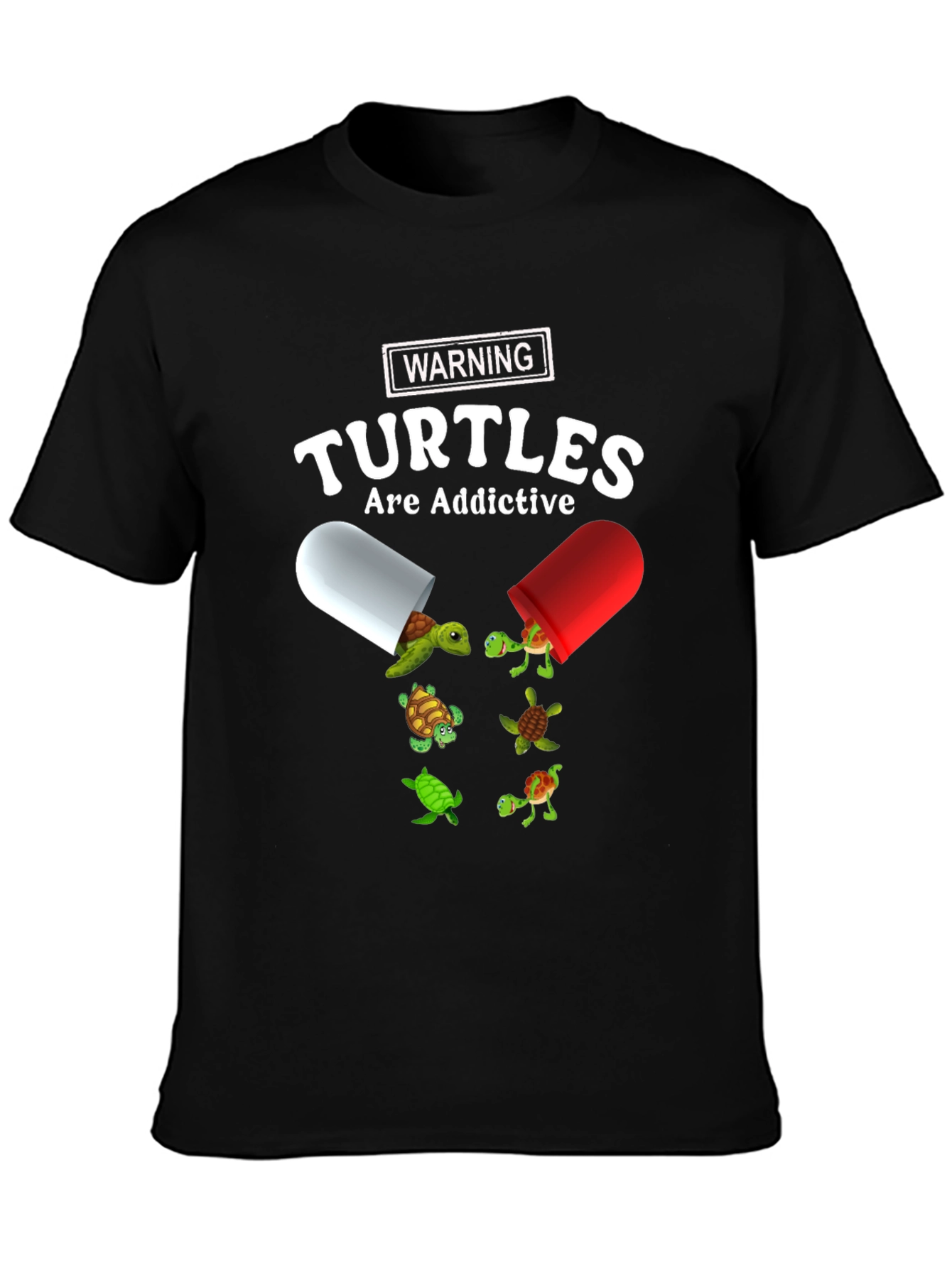 Turtles Are Addictive Graphic Tee