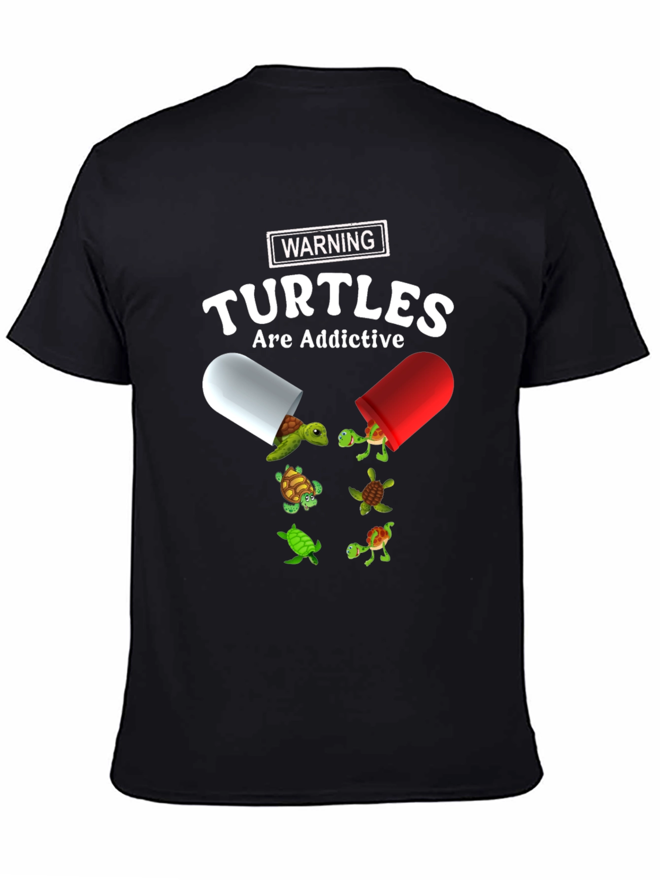 Turtles Are Addictive Graphic Tee