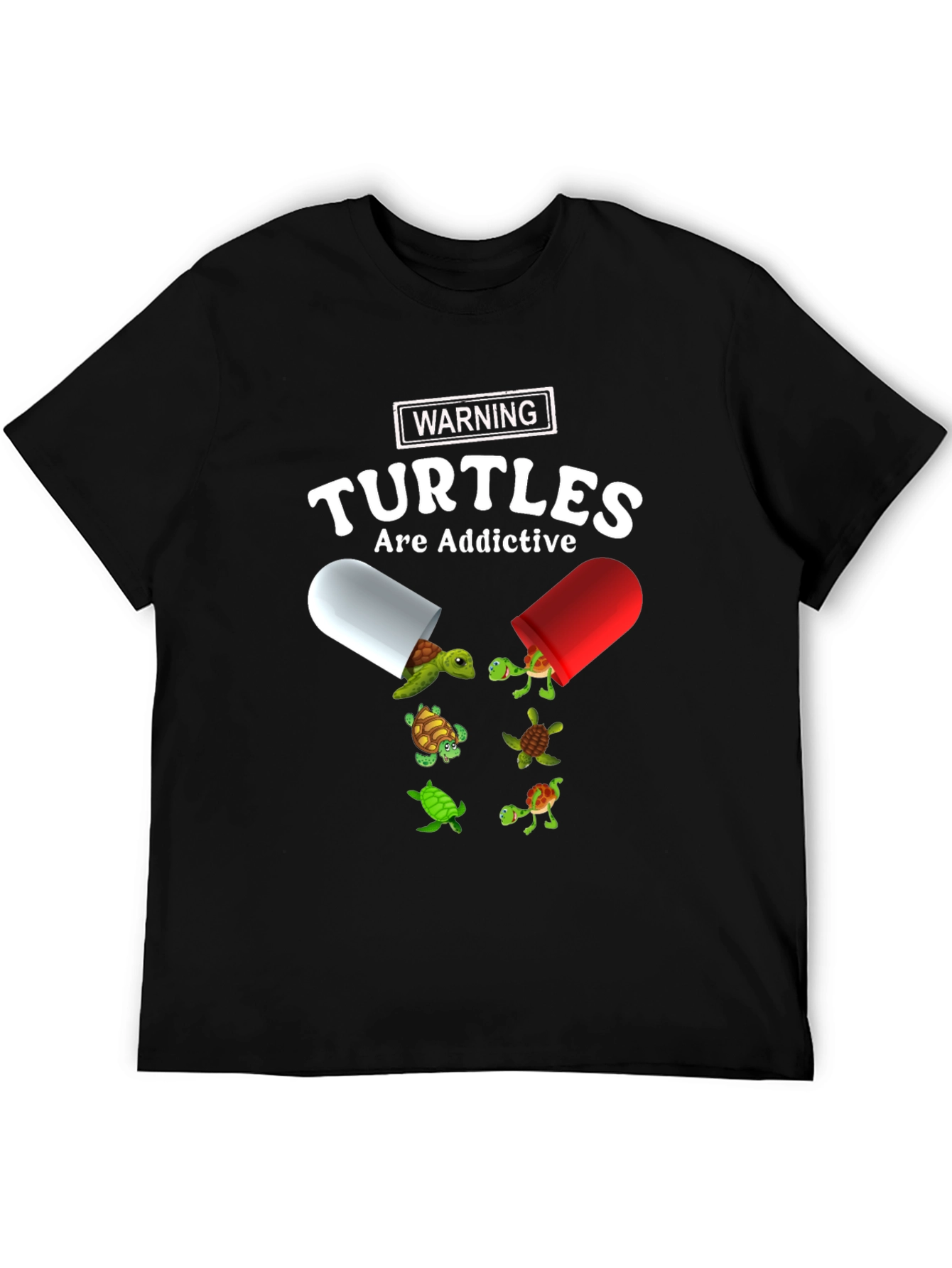 Turtles Are Addictive Graphic Tee