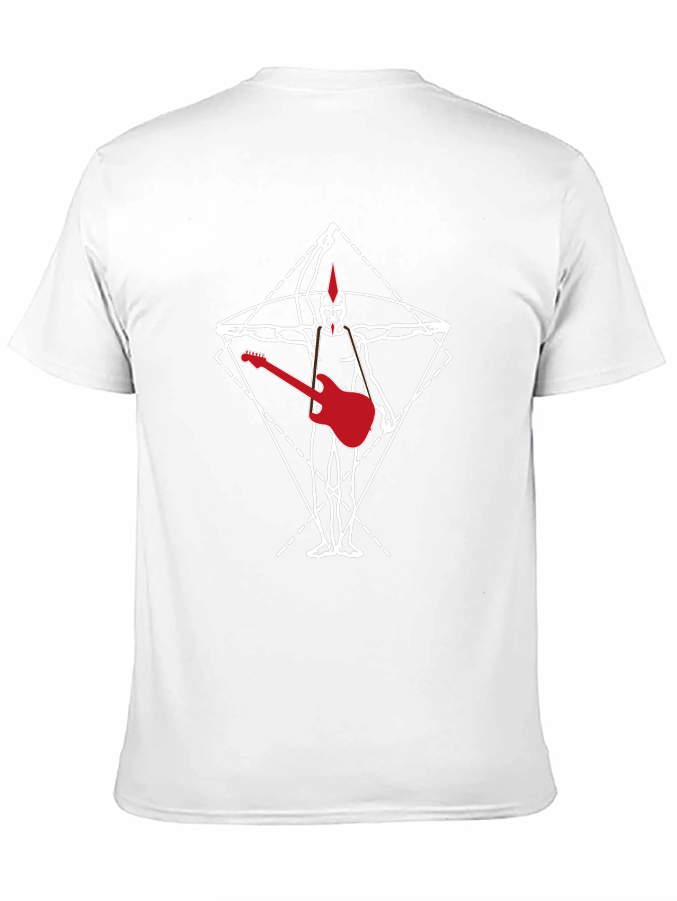 Vitruvian Punk Guitar T-Shirt