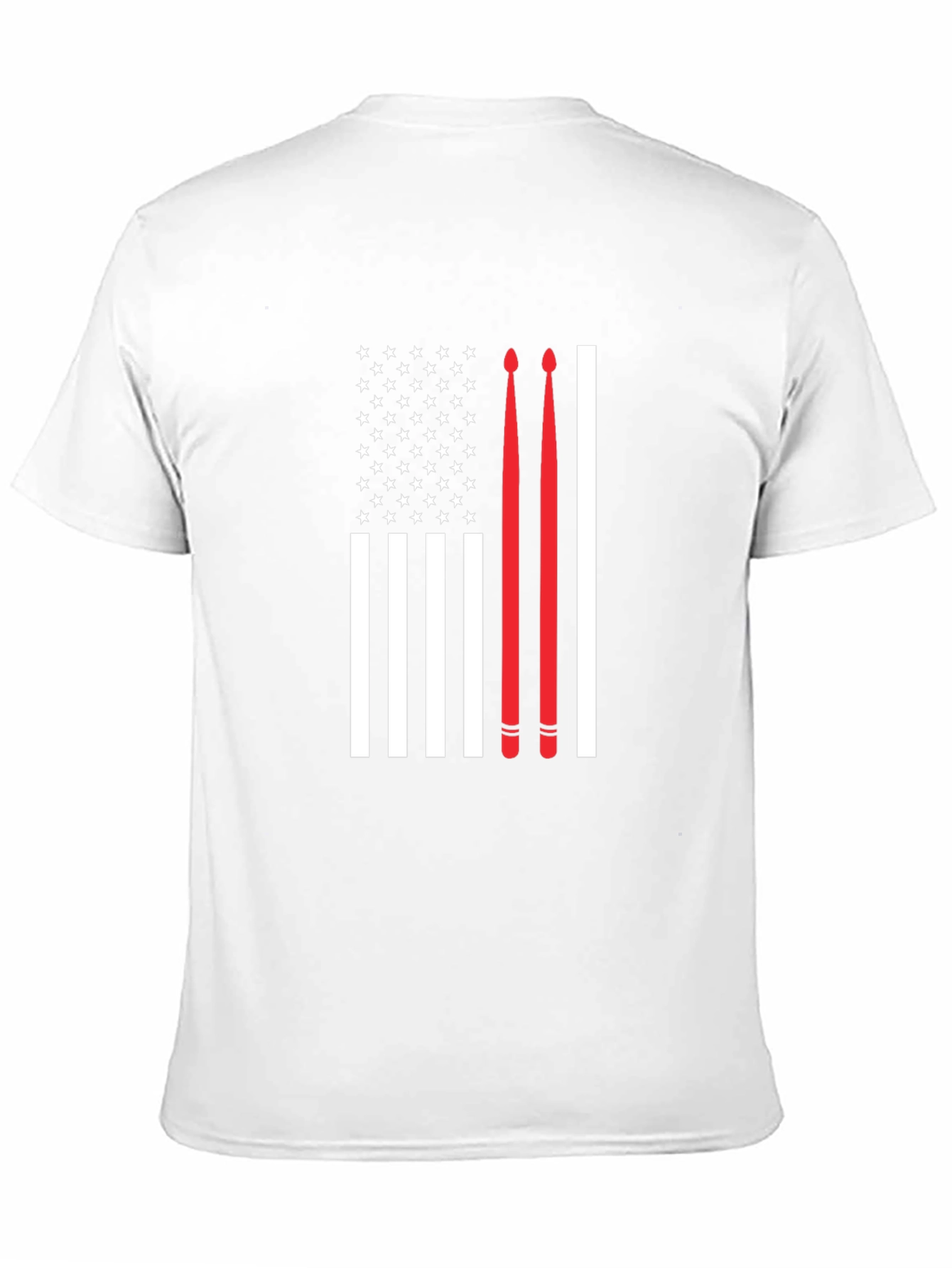 Drummer American Flag T-Shirt