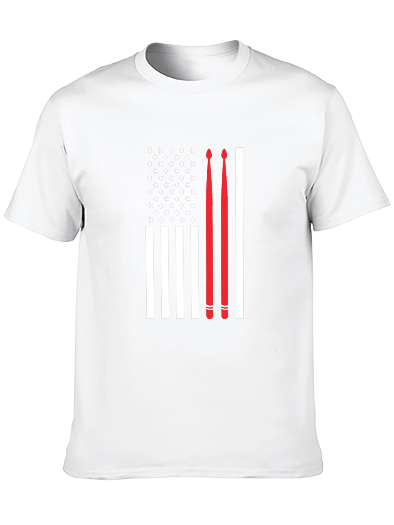 Drummer American Flag T-Shirt