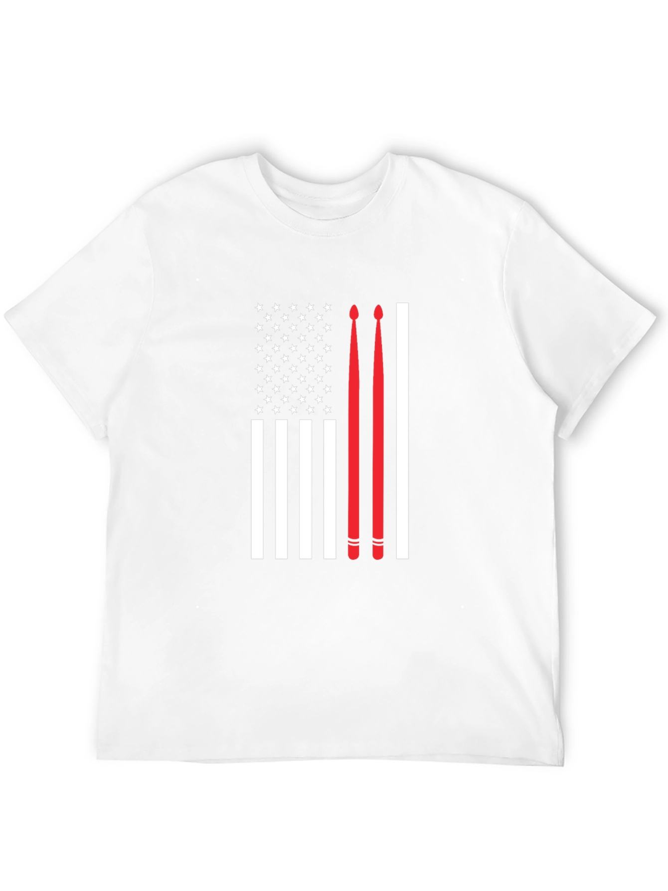 Drummer American Flag T-Shirt