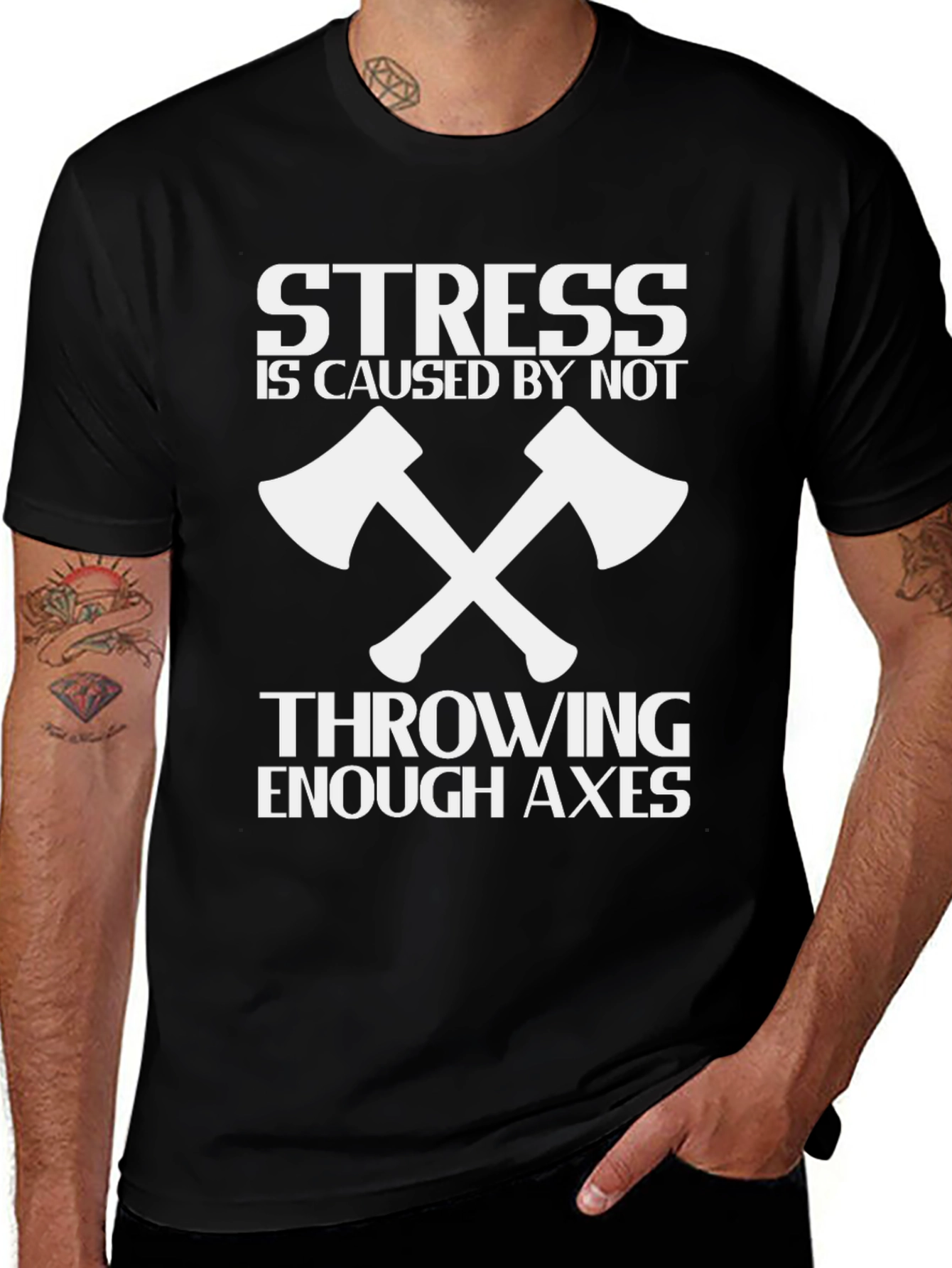 Stress Axes Throwing T-Shirt