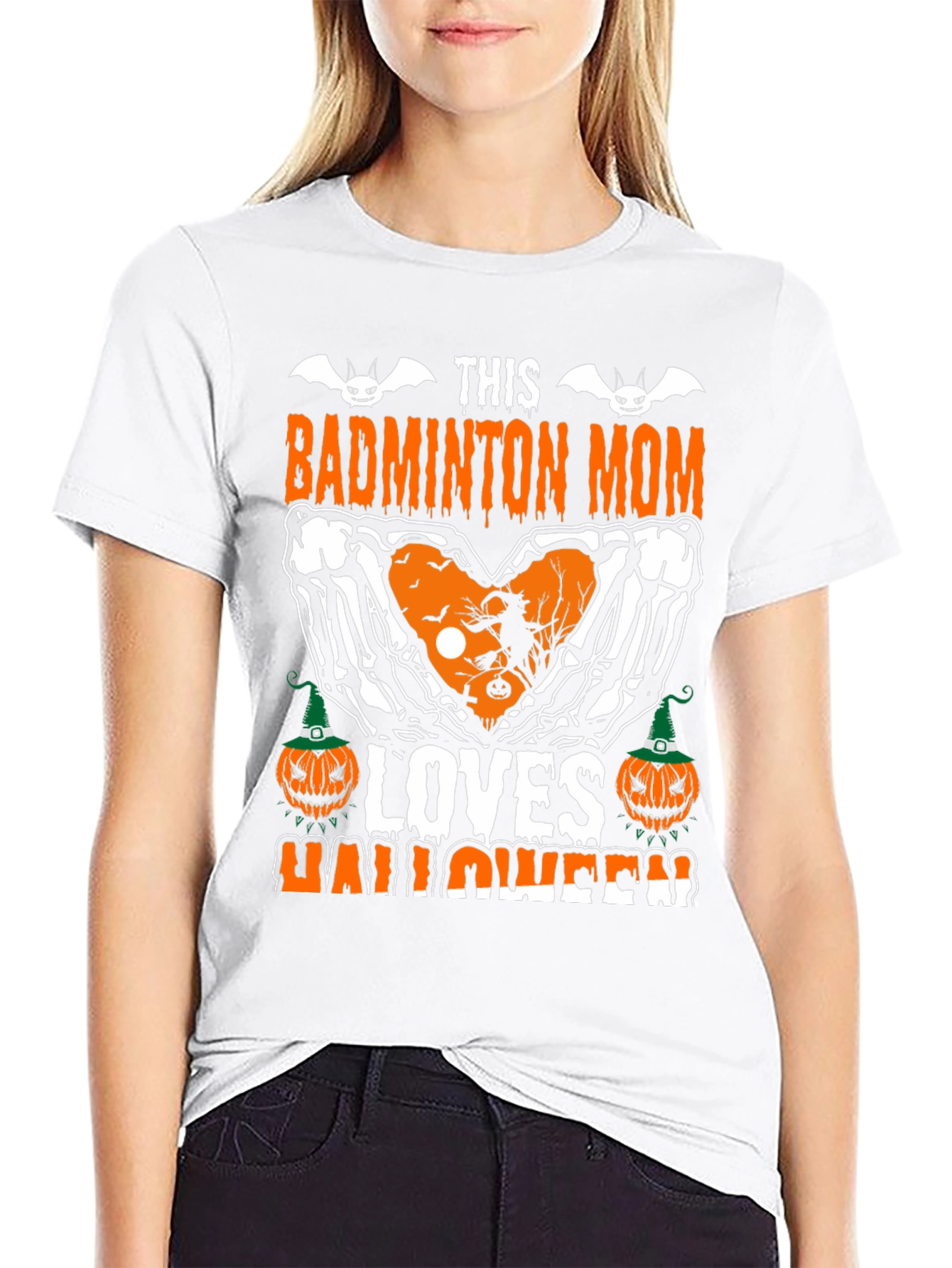 Badminton Mom Halloween T-Shirt