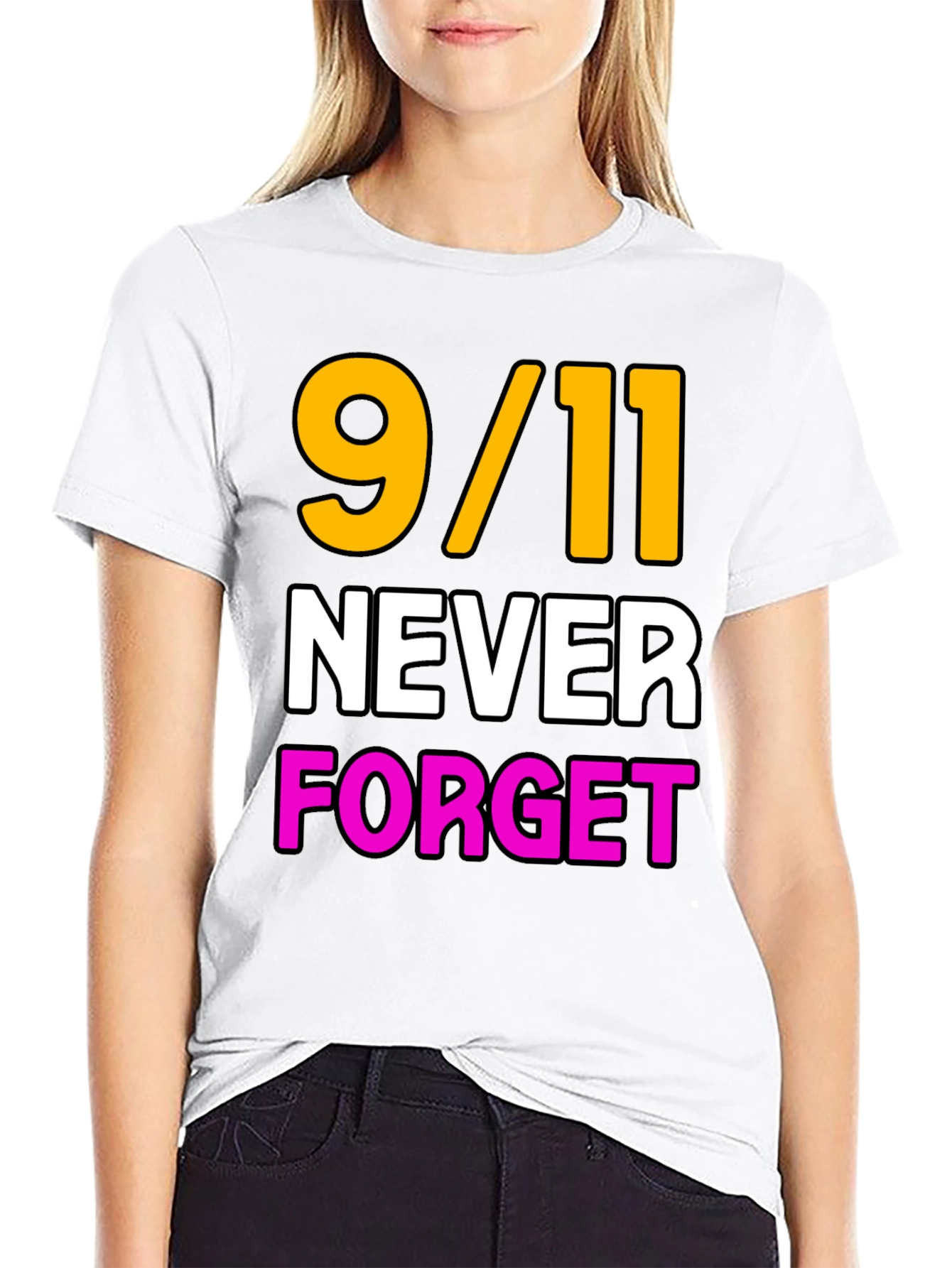 9/11 Never Forget Graphic T-Shirt