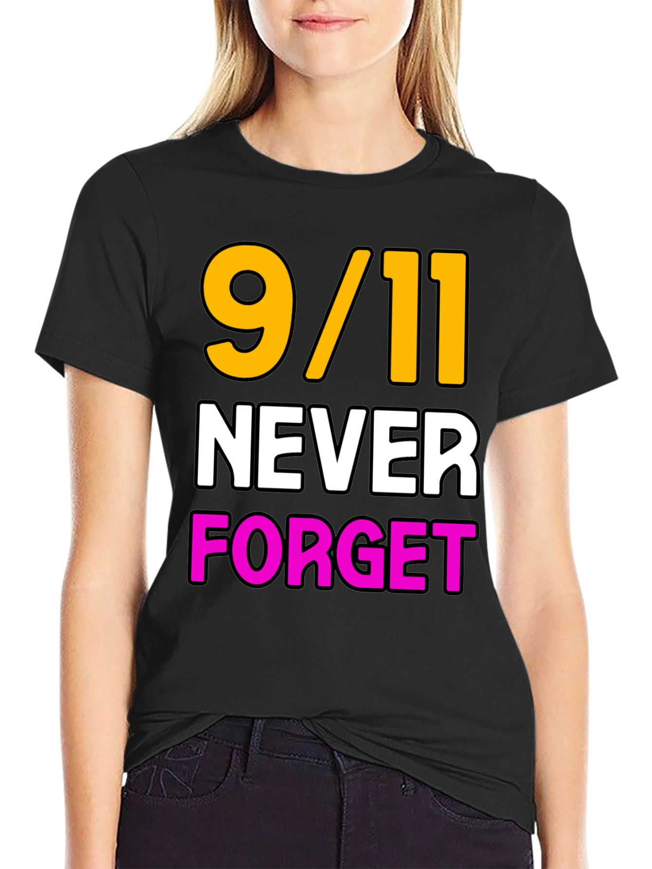 9/11 Never Forget Graphic T-Shirt