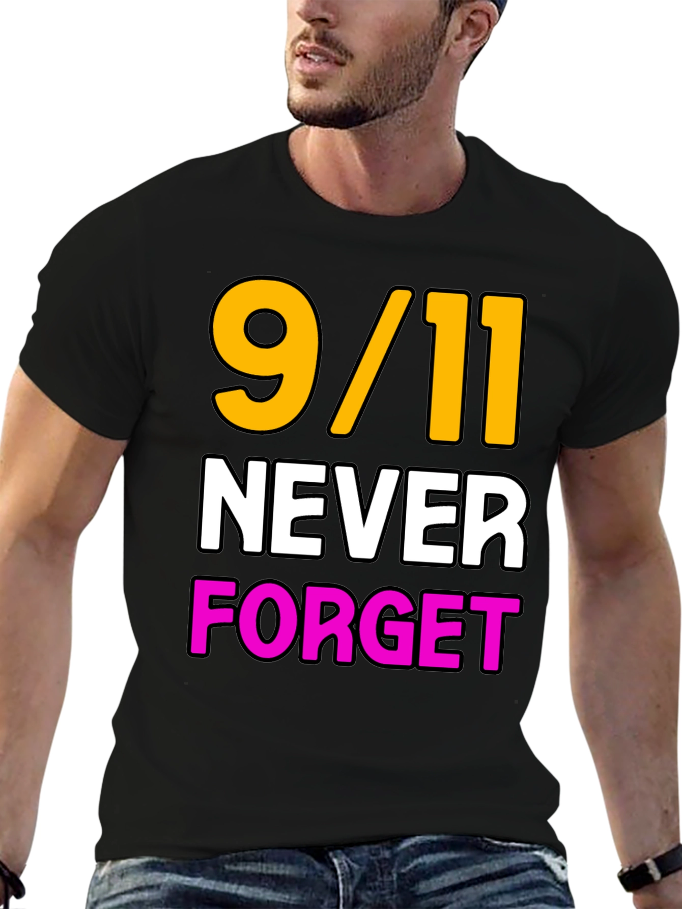 9/11 Never Forget Graphic T-Shirt