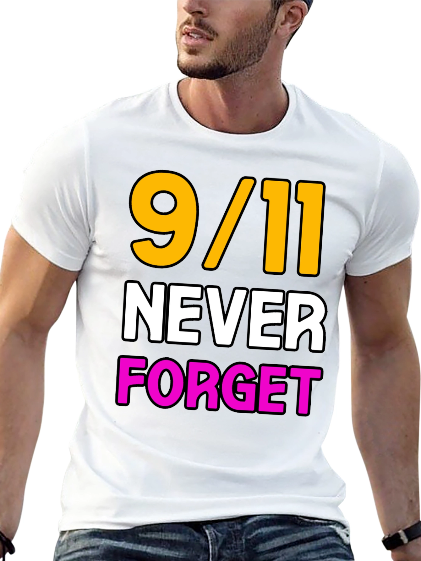 9/11 Never Forget Graphic T-Shirt