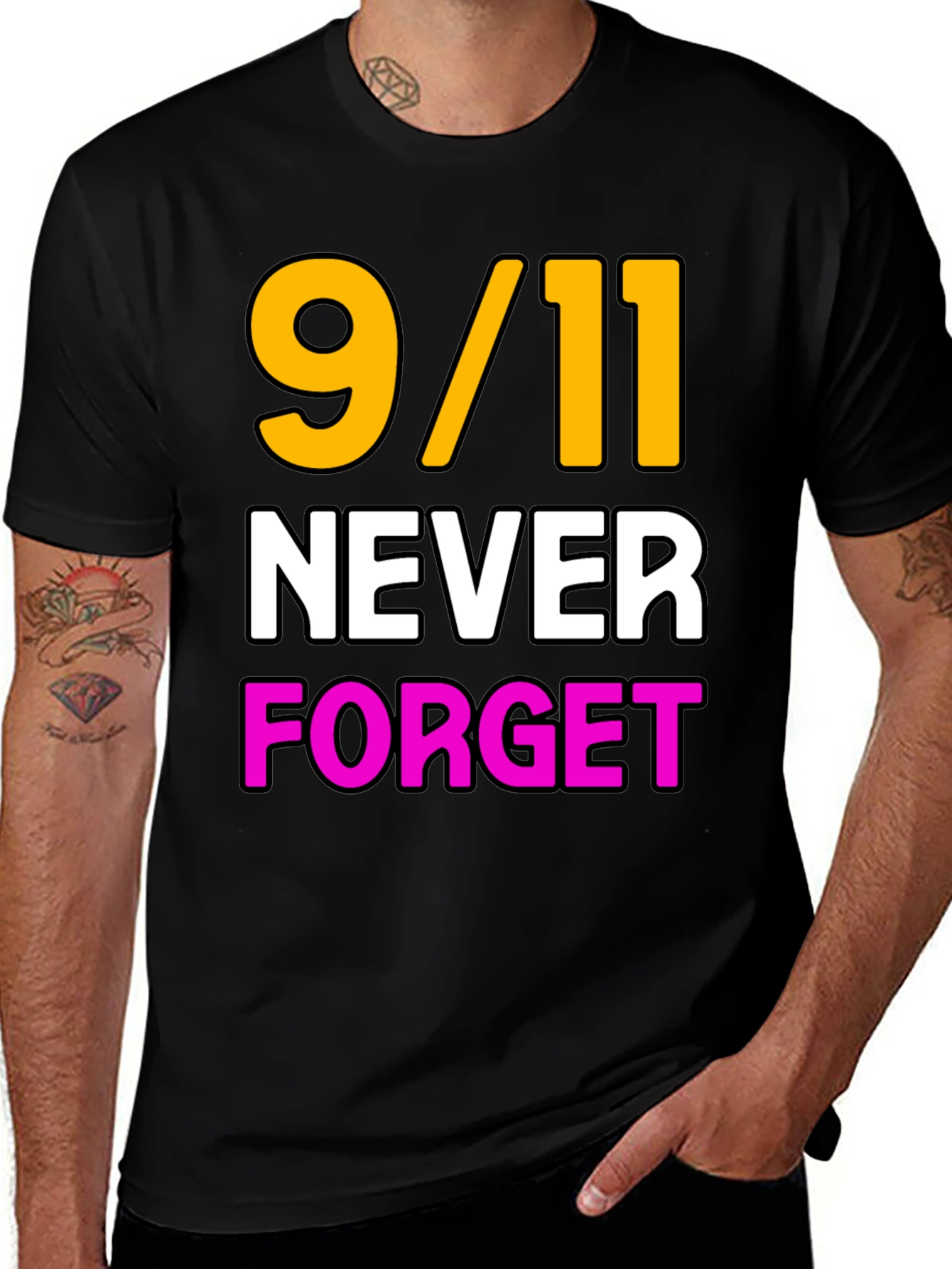 9/11 Never Forget Graphic T-Shirt