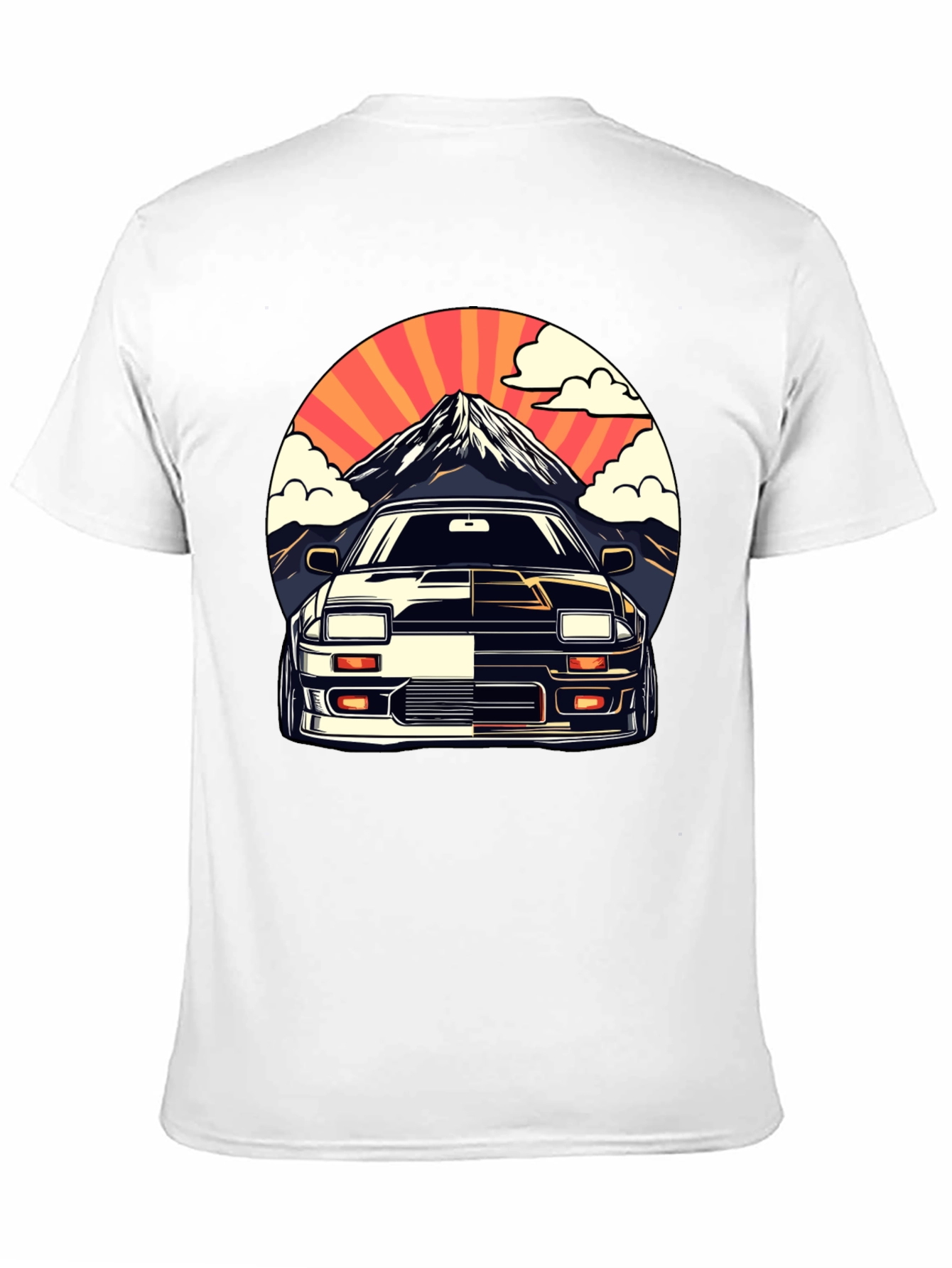 Retro Car Graphic Tee - Mountain View