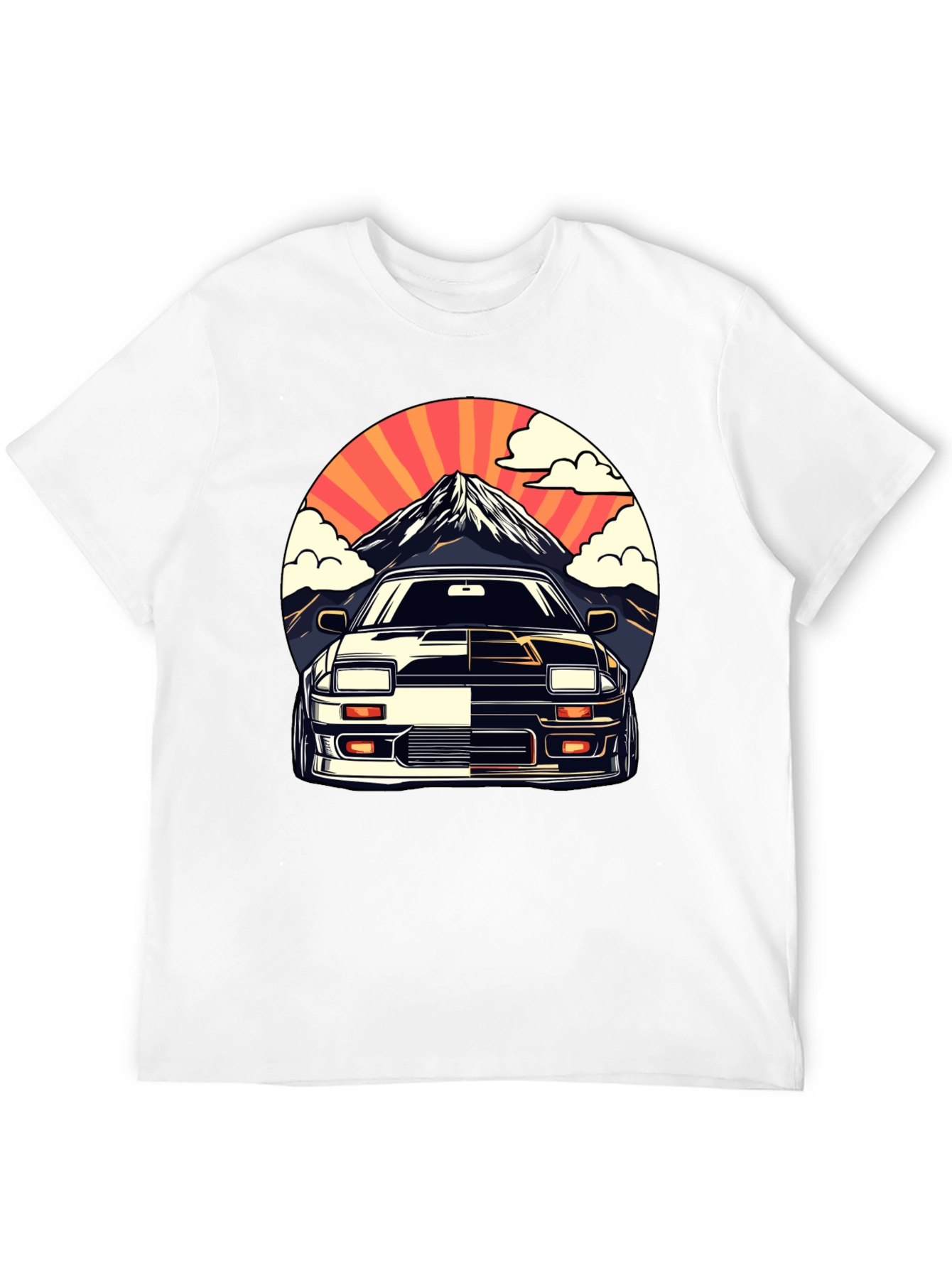 Retro Car Graphic Tee - Mountain View