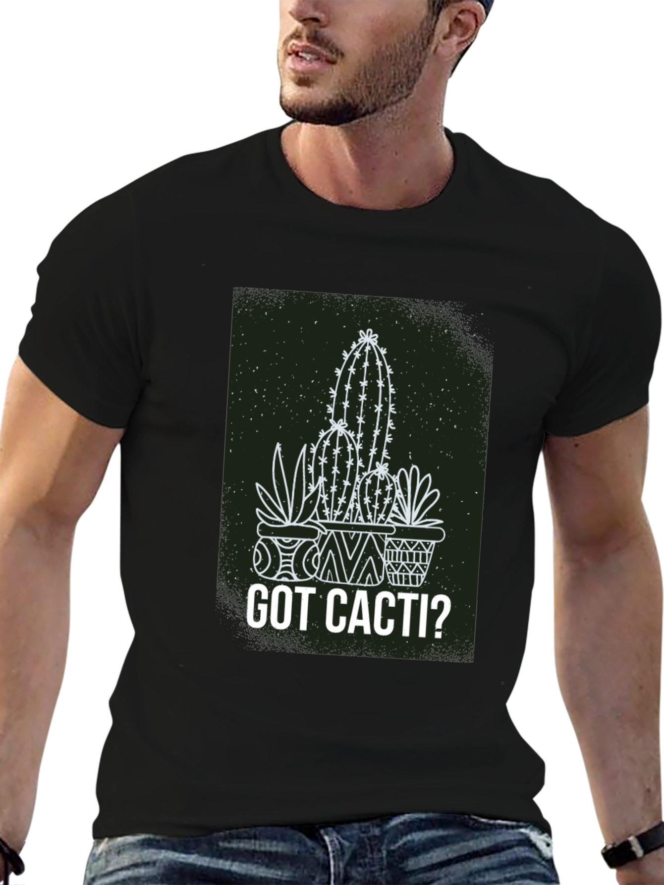 Got Cacti? Graphic Tee - Trendy Plant Lover T-Shirt