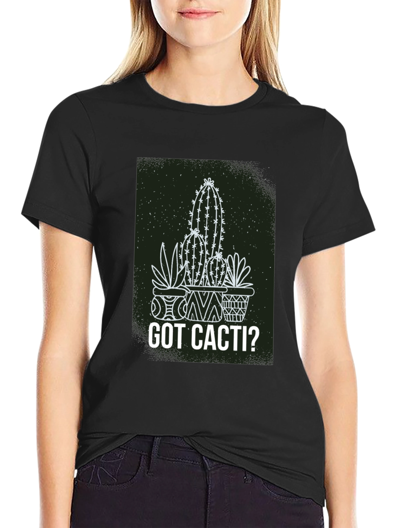 Got Cacti? Graphic Tee - Trendy Plant Lover T-Shirt