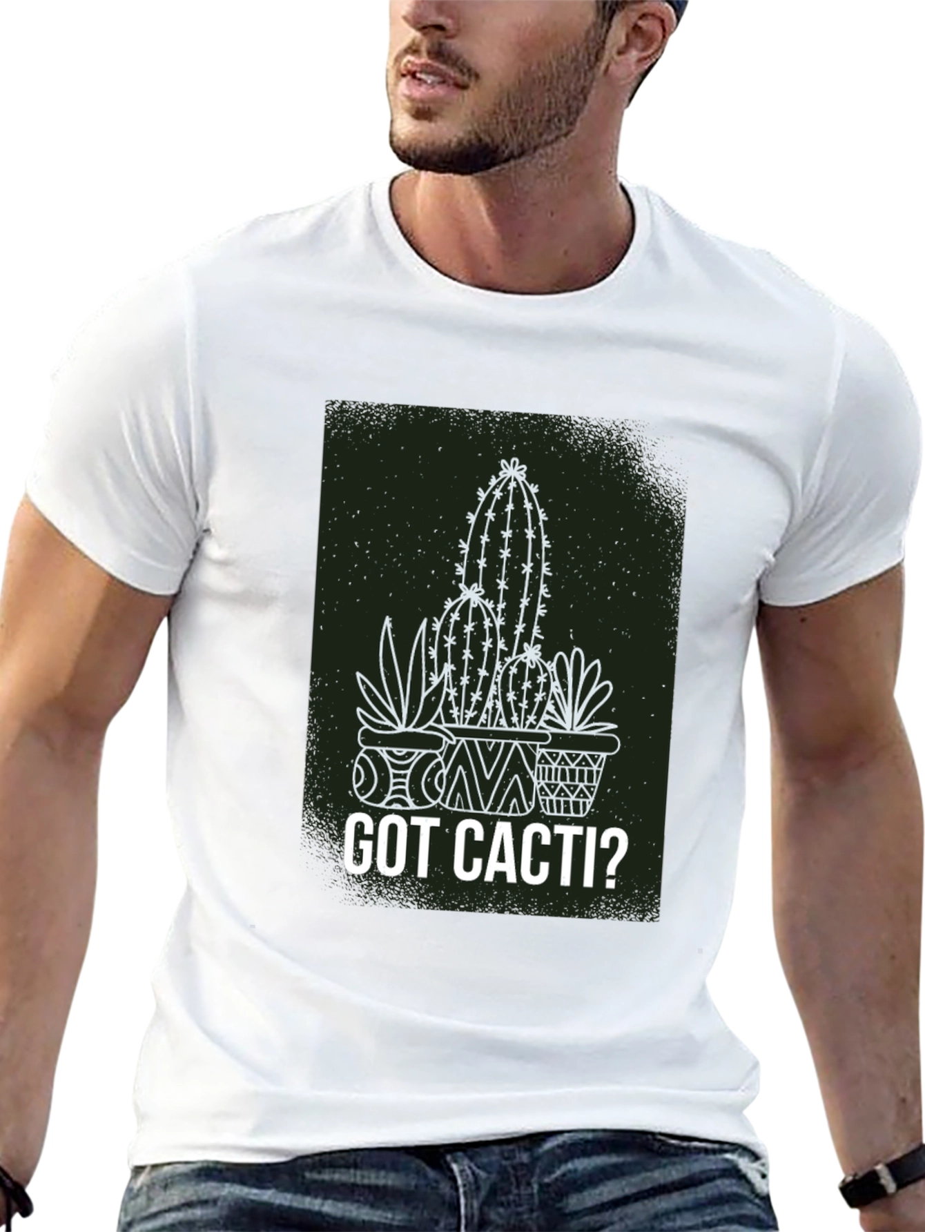Got Cacti? Graphic Tee - Trendy Plant Lover T-Shirt