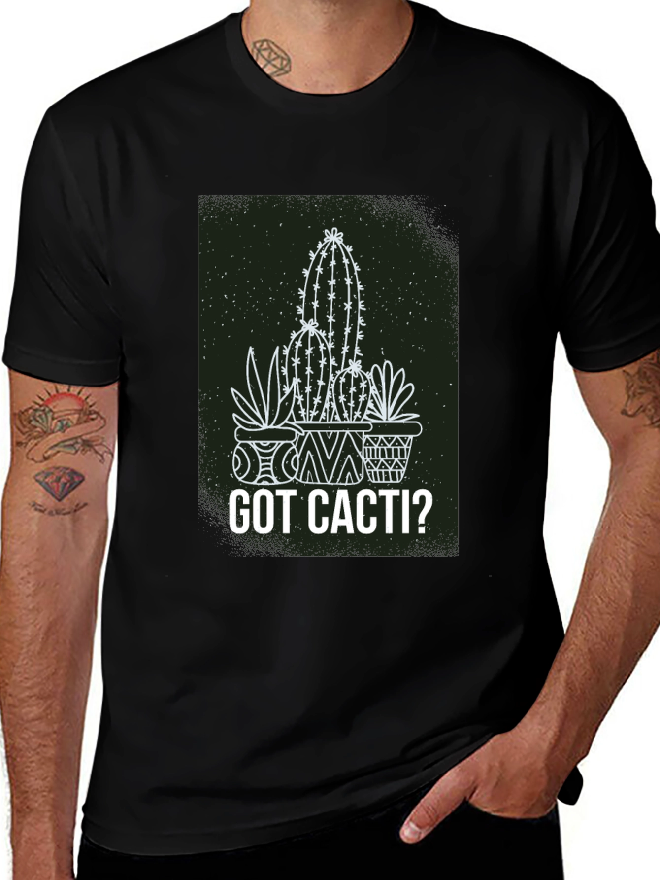 Got Cacti? Graphic Tee - Trendy Plant Lover T-Shirt