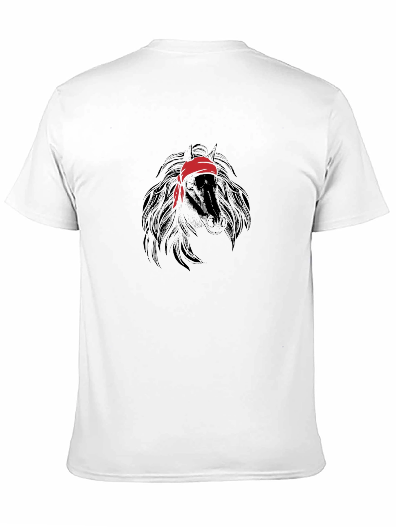 Black Horse Bandana T-Shirt - Unisex
