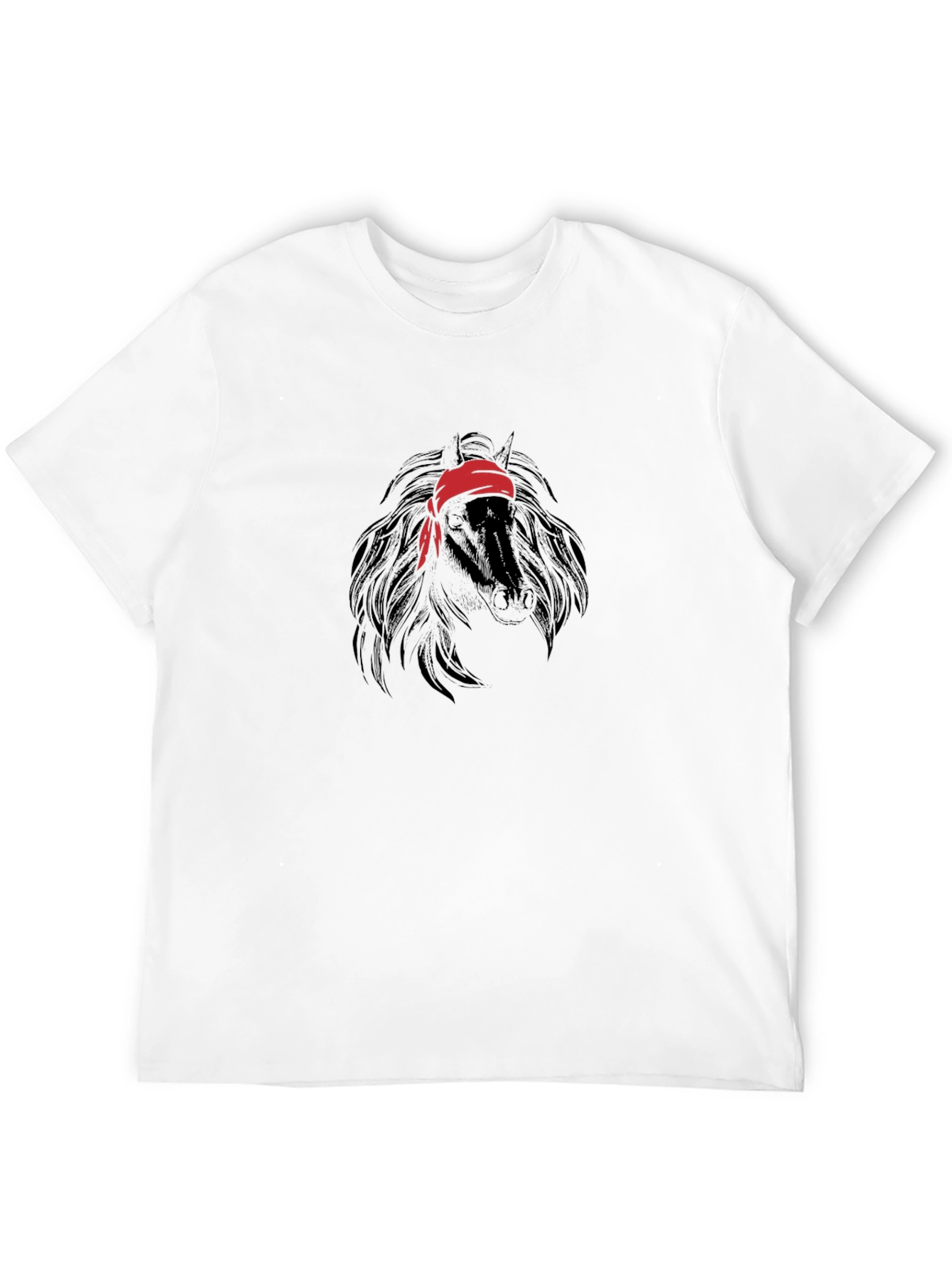 Black Horse Bandana T-Shirt - Unisex