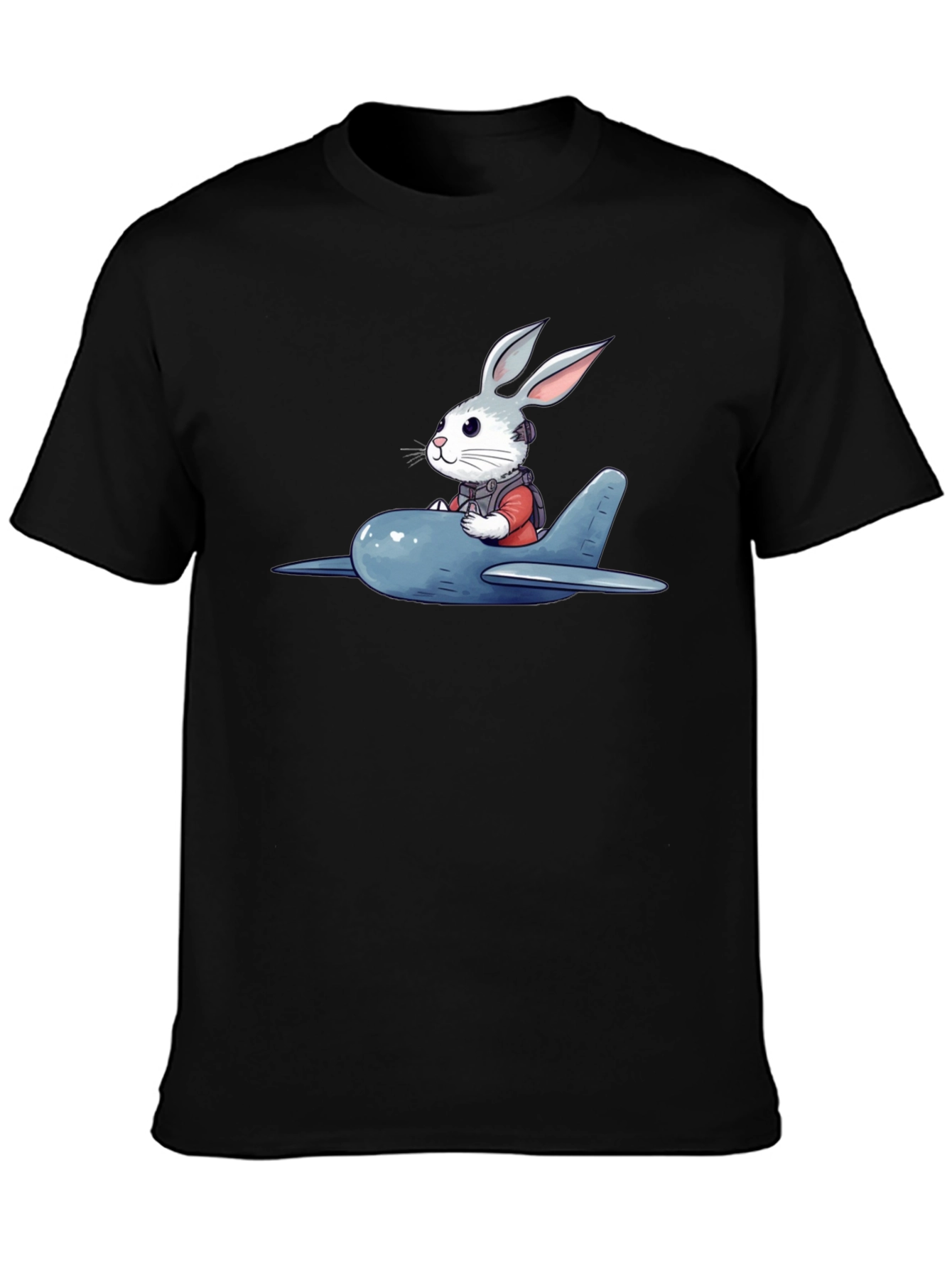 Cartoon Bunny Pilot T-Shirt