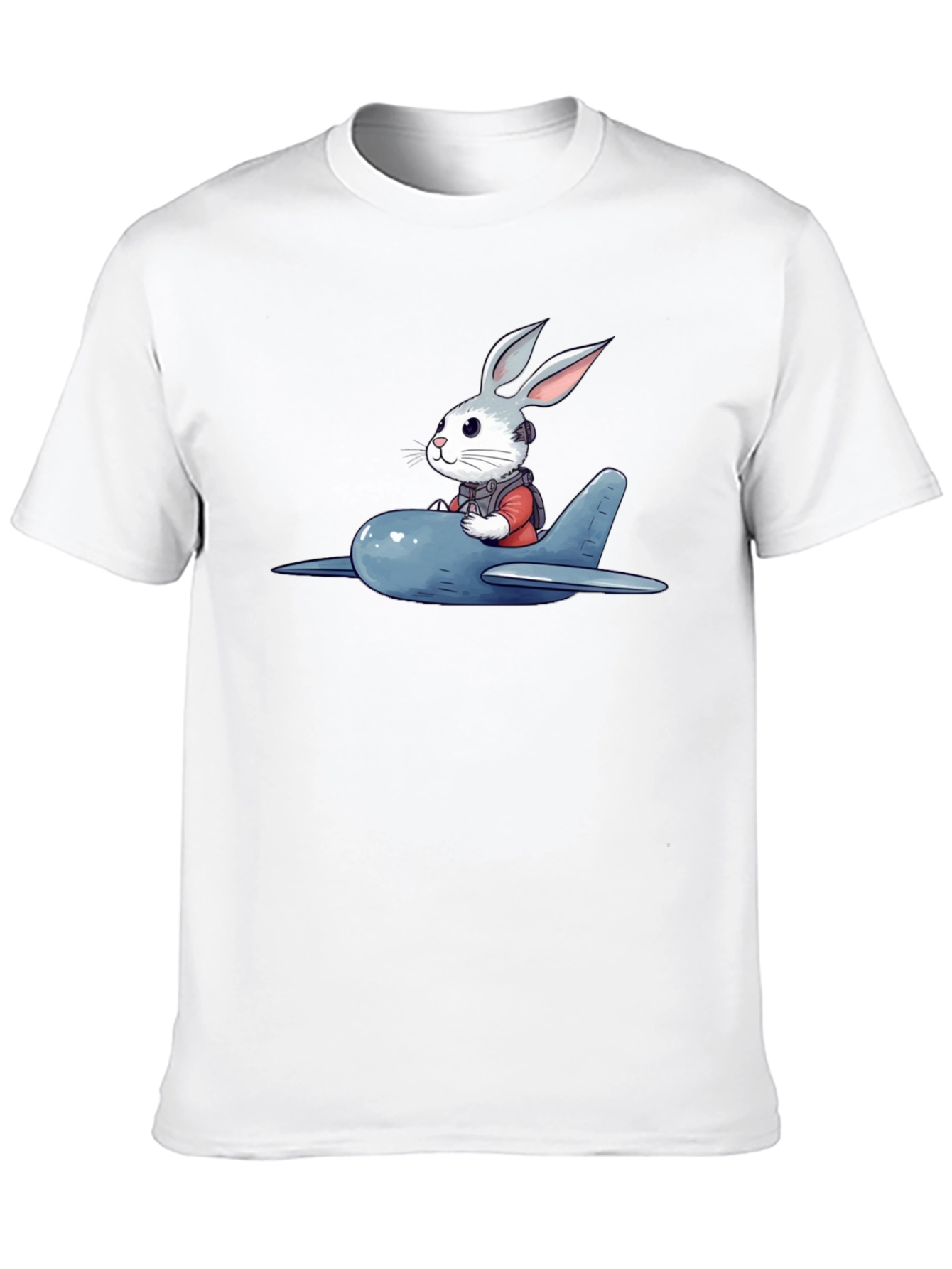 Cartoon Bunny Pilot T-Shirt