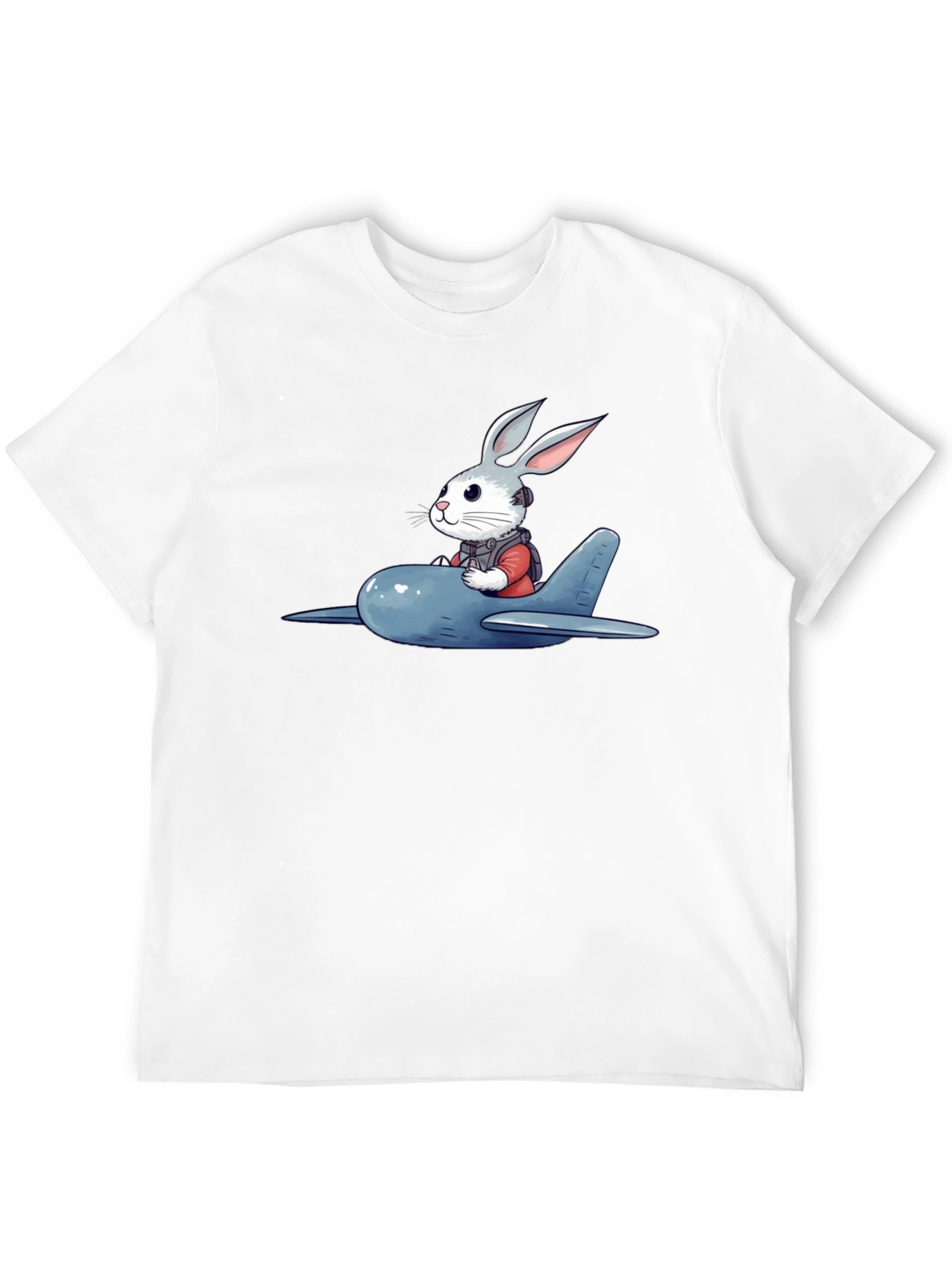 Cartoon Bunny Pilot T-Shirt