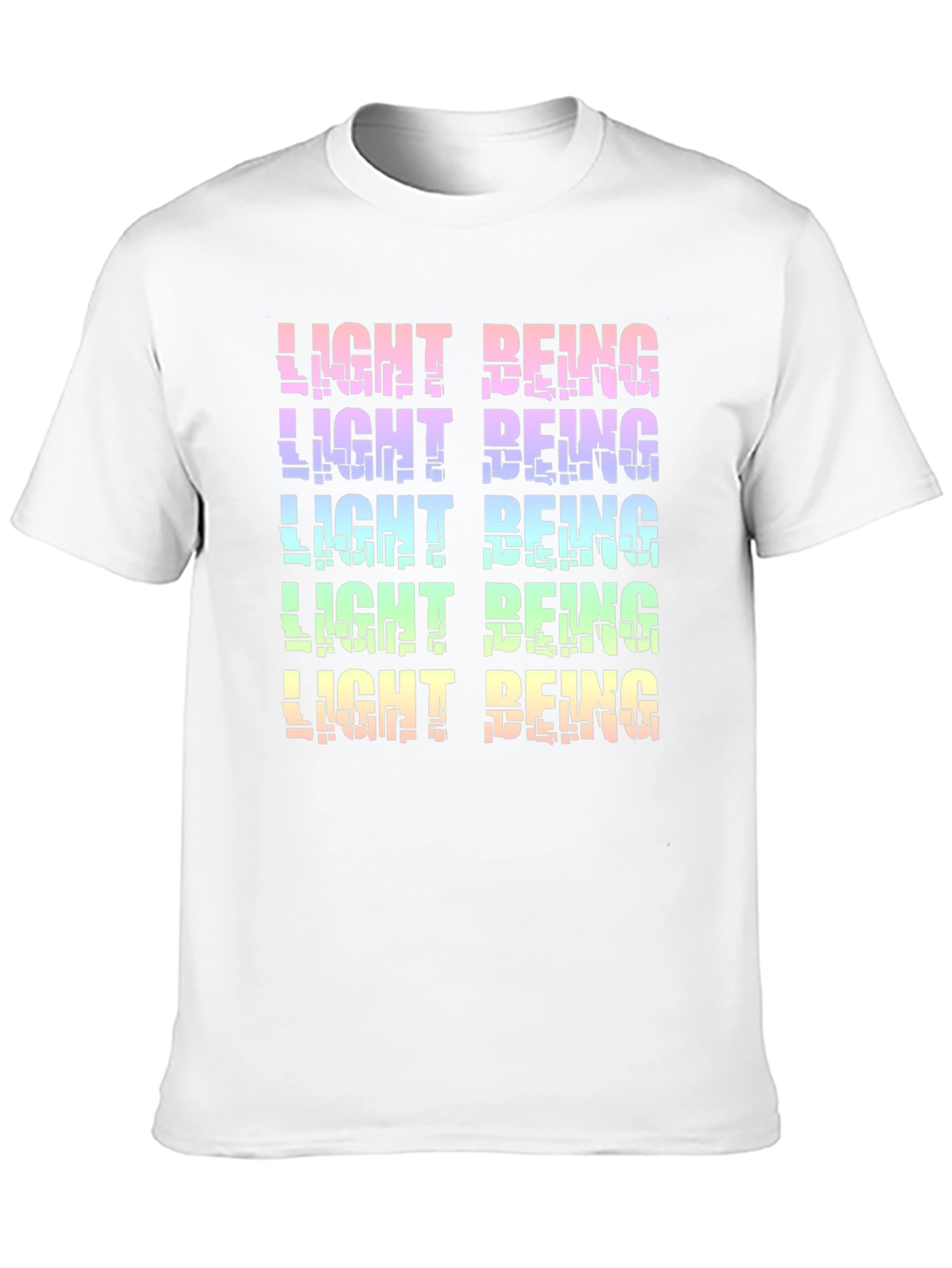 Light Being Graphic Tee - Black Cotton Blend Shirt
