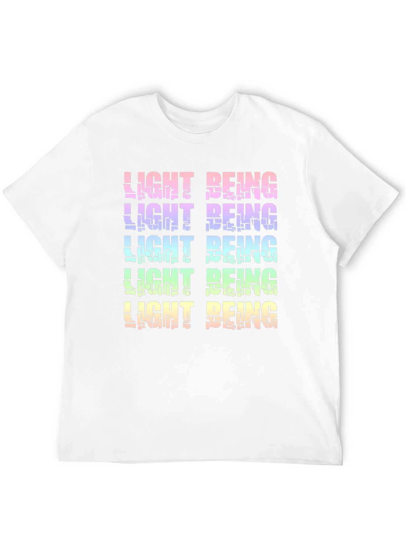 Light Being Graphic Tee - Black Cotton Blend Shirt