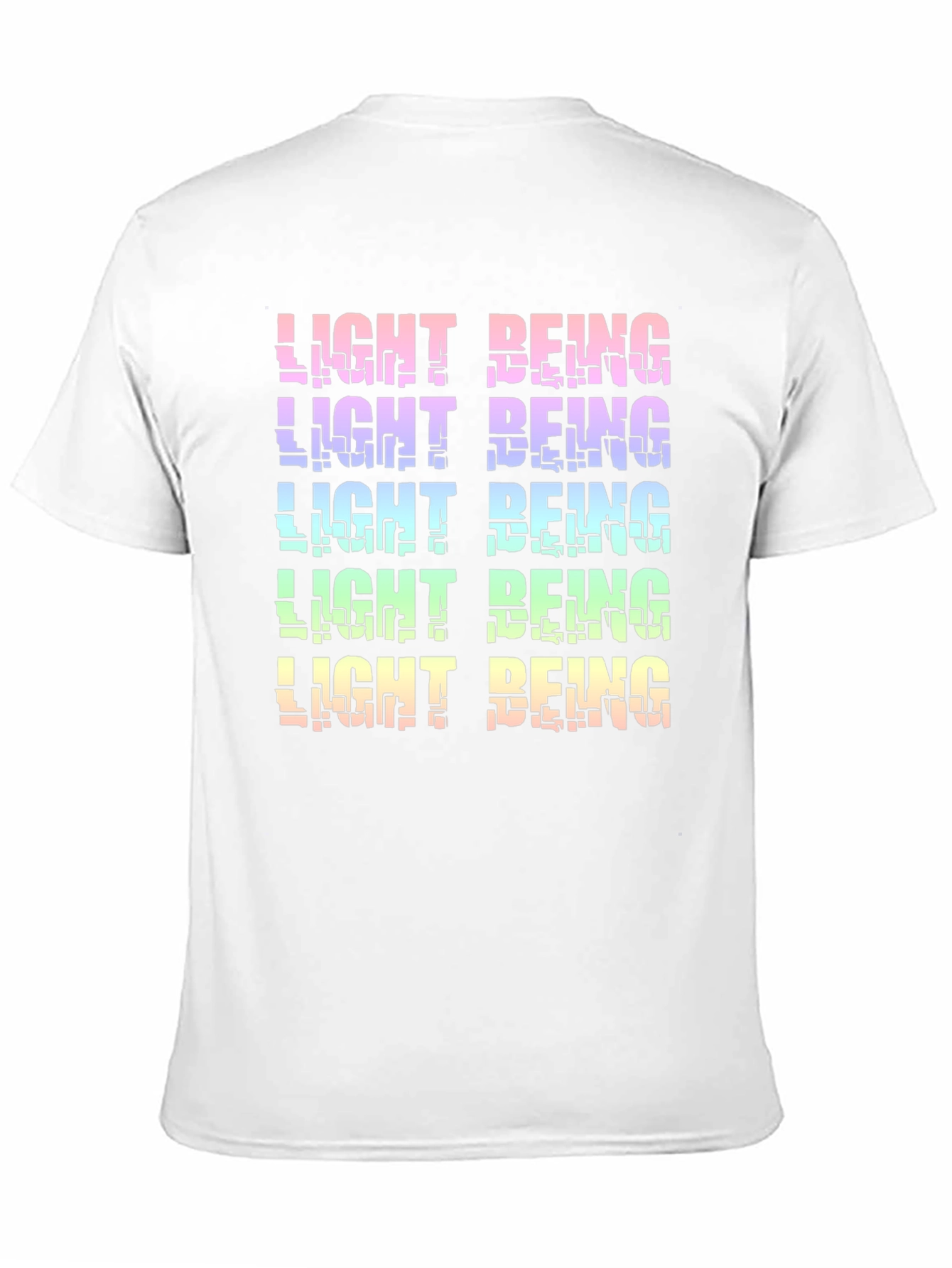 Light Being Graphic Tee - Black Cotton Blend Shirt