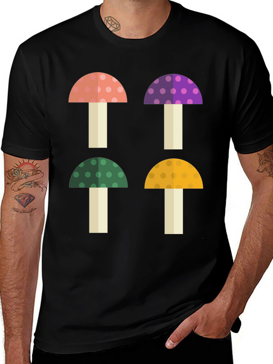 Funky Mushroom Graphic Tee