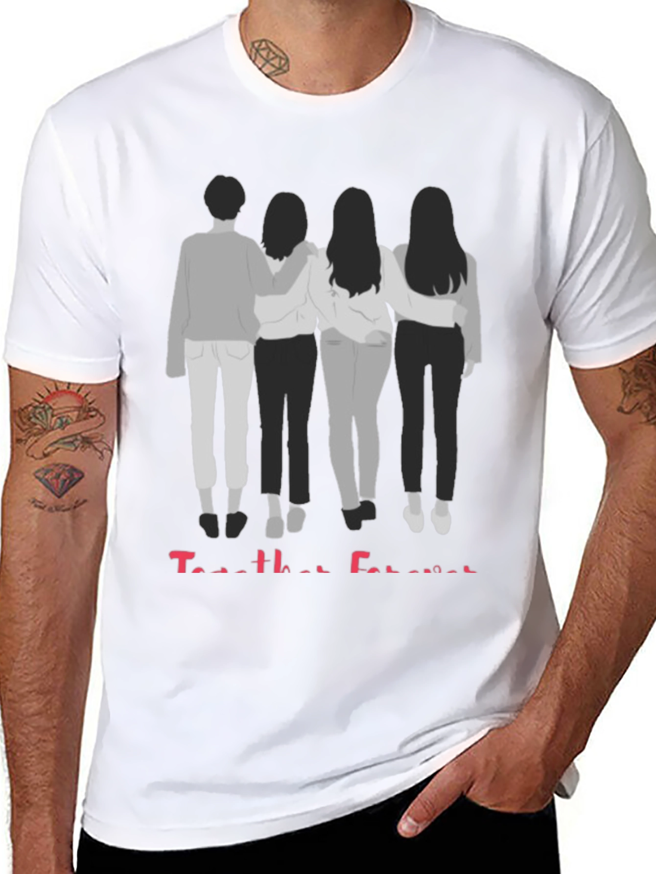 Together Forever Best Friends Graphic Tee