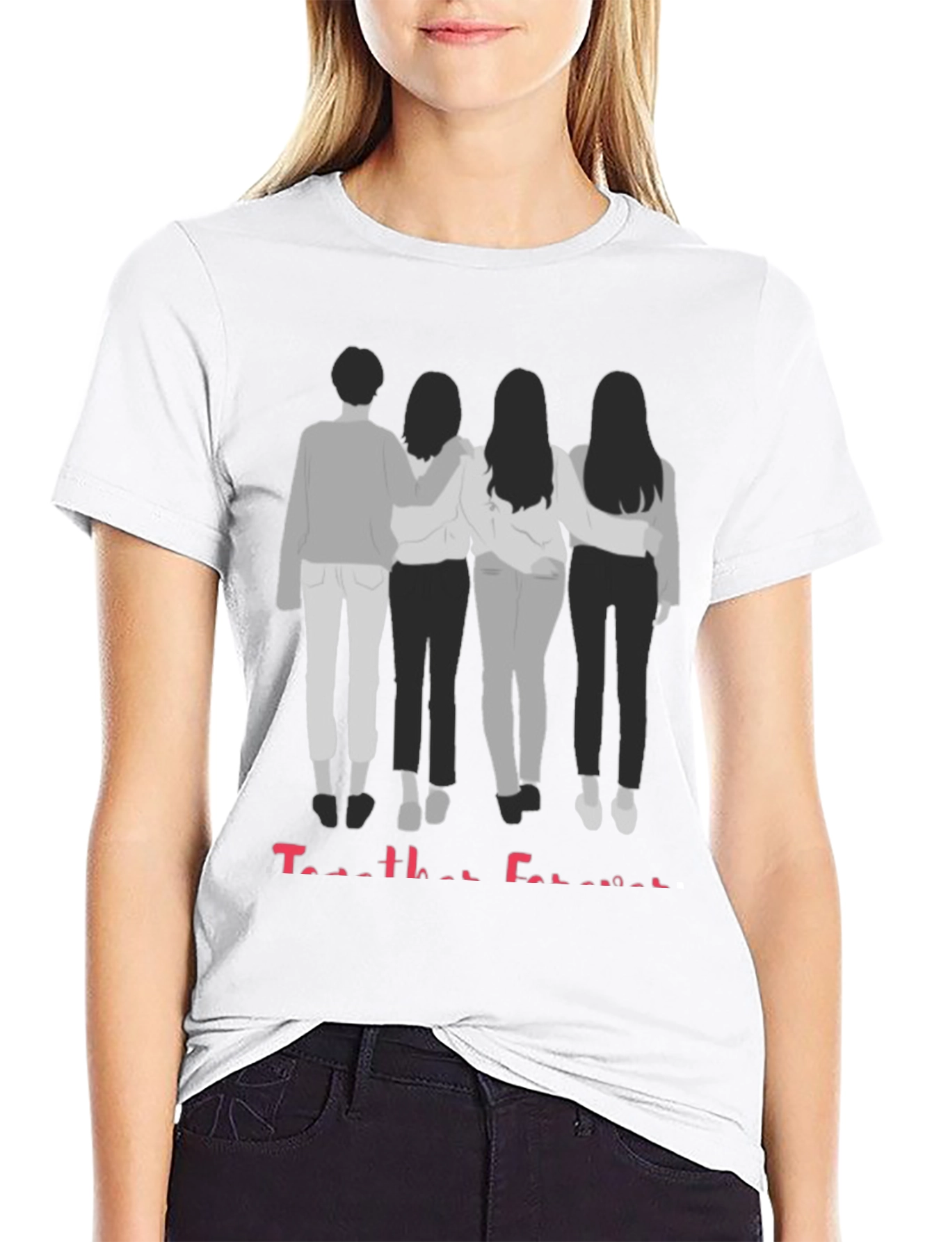 Together Forever Best Friends Graphic Tee