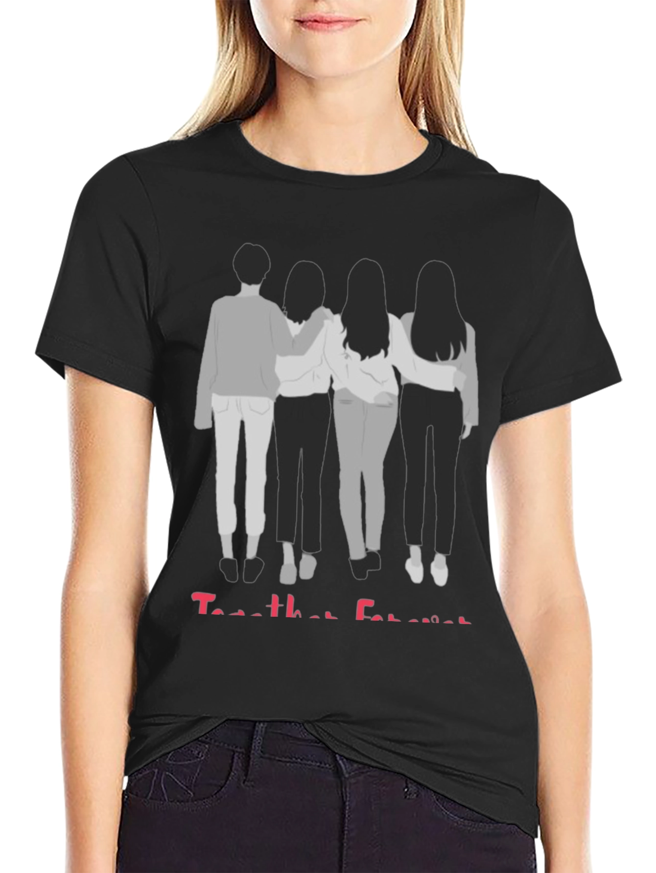 Together Forever Best Friends Graphic Tee