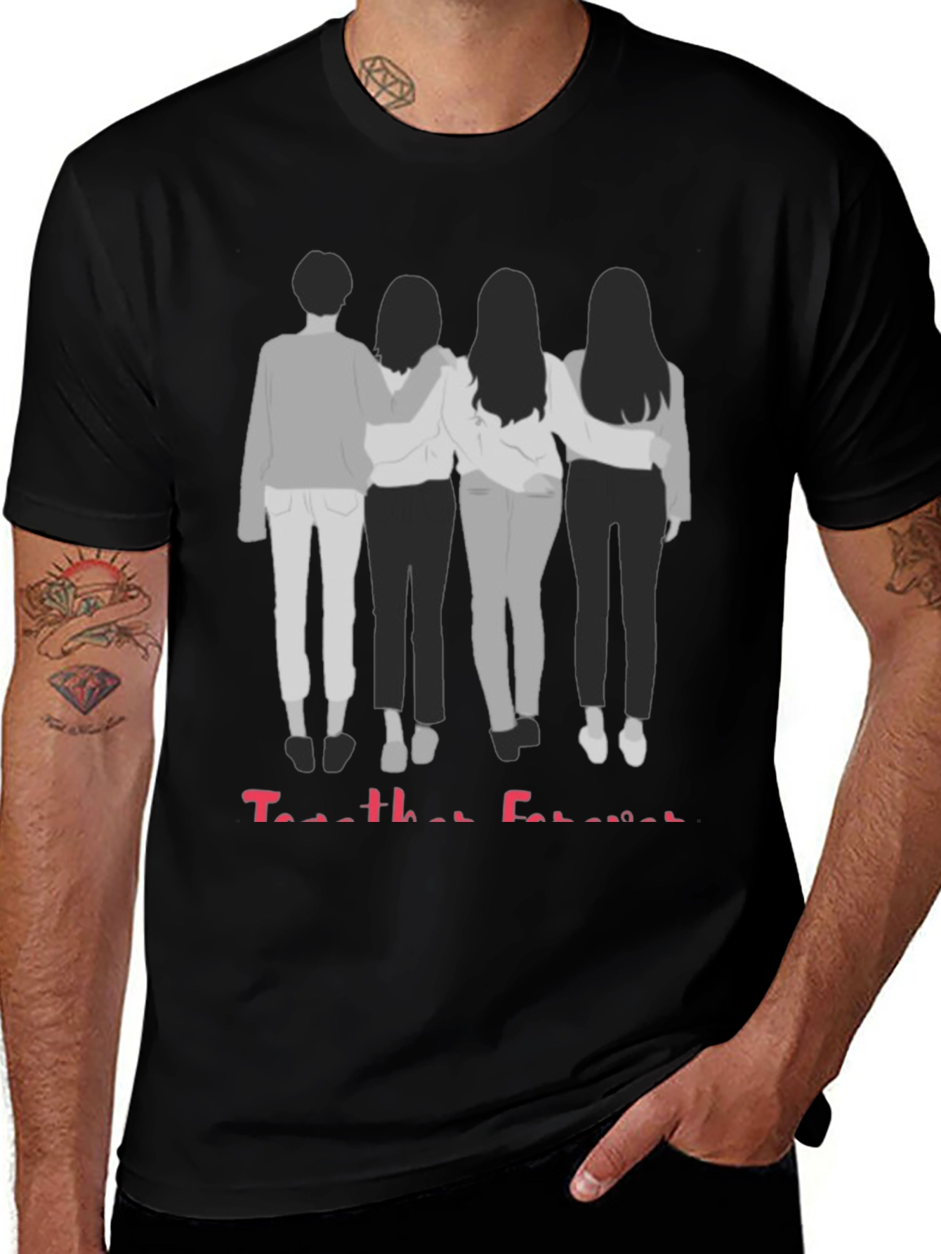 Together Forever Best Friends Graphic Tee
