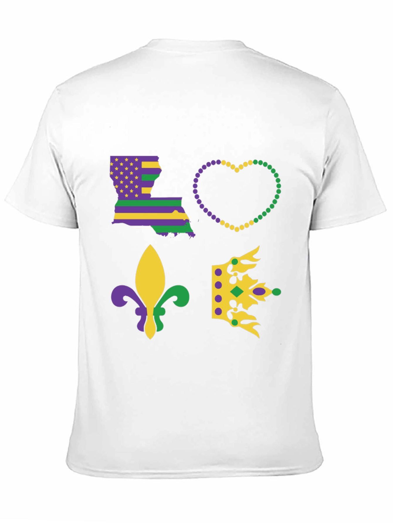 Mardi Gras Louisiana Love T-Shirt