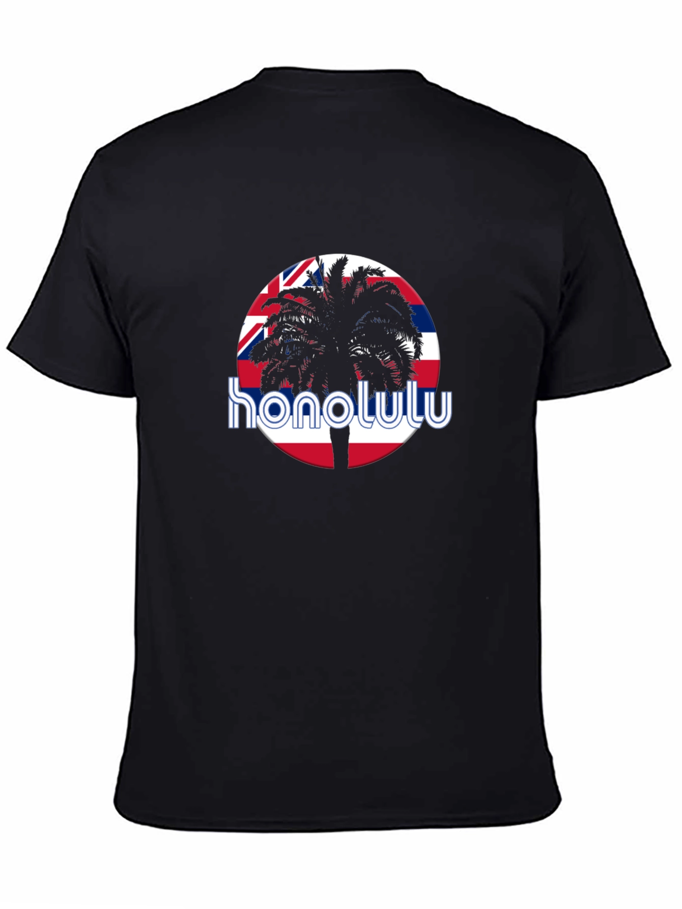 Honolulu Graphic Tee - Tropical Palm Tree T-Shirt