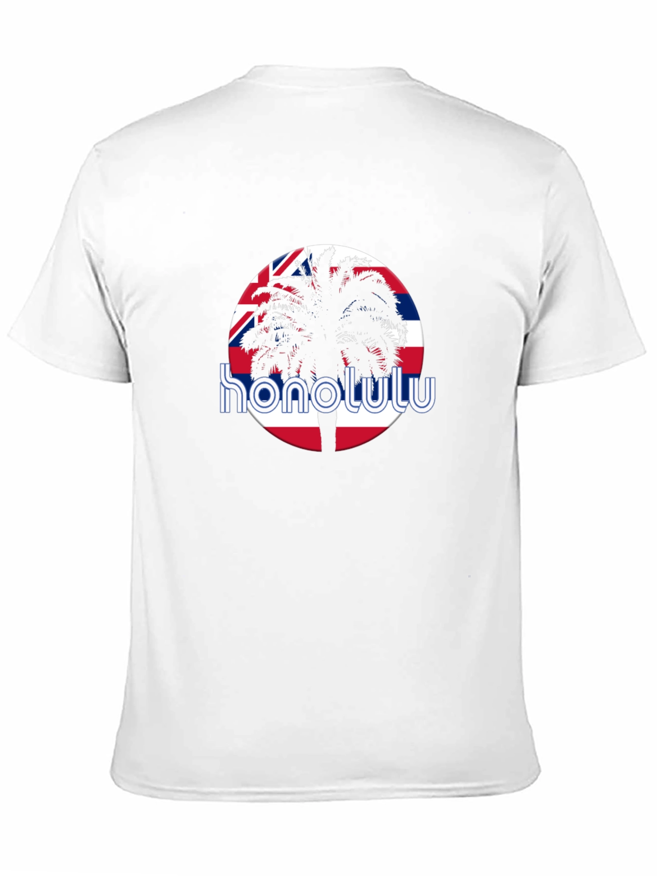 Honolulu Graphic Tee - Tropical Palm Tree T-Shirt