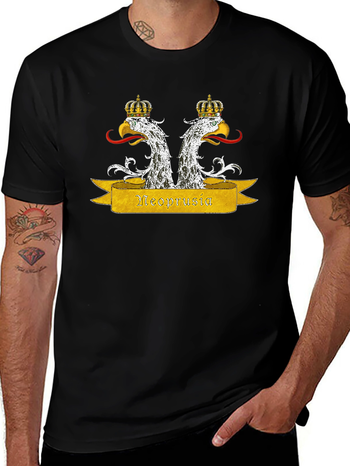 NeoPrussia Emblem Black T-Shirt