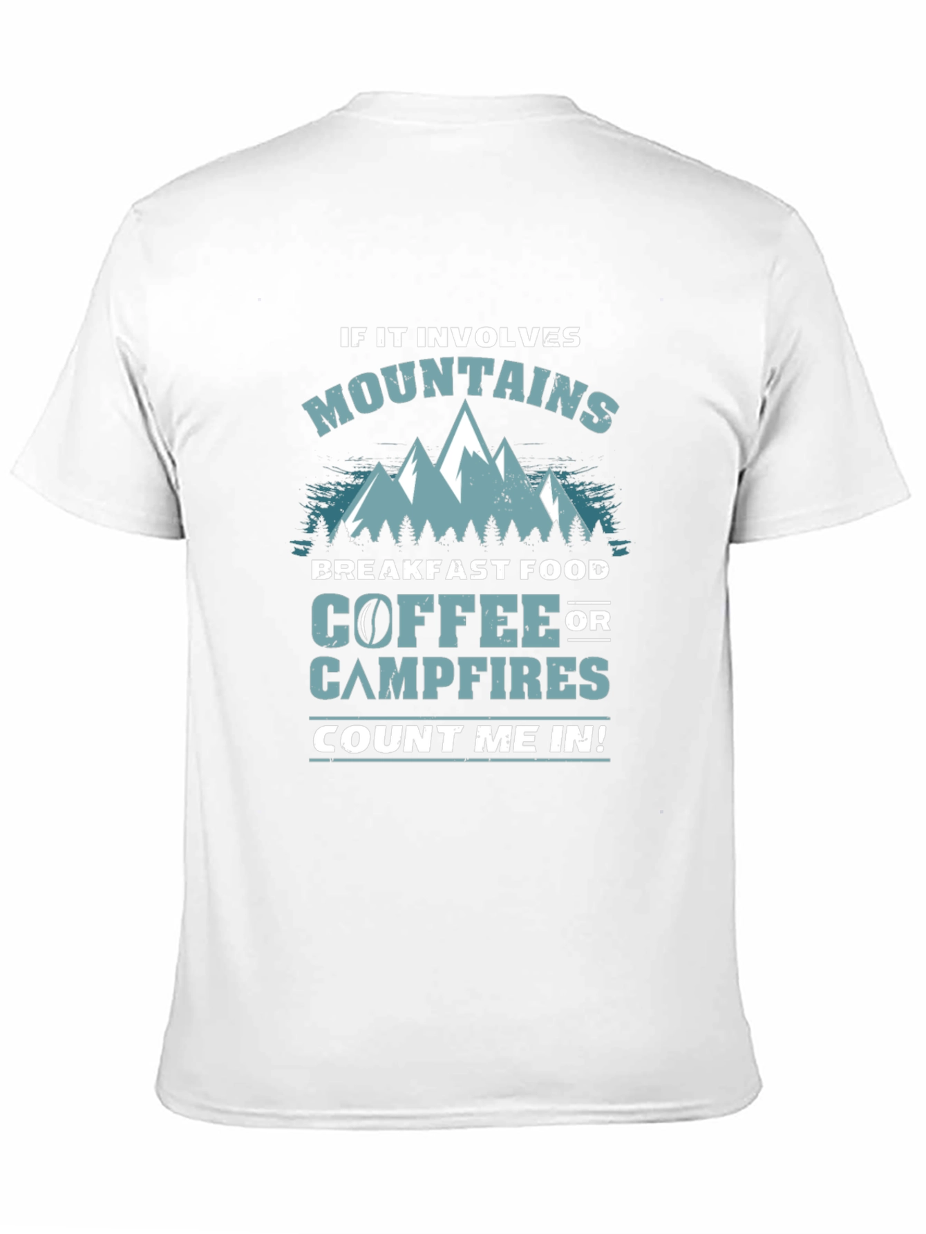 Mountains Coffee Campfires Graphic Tee