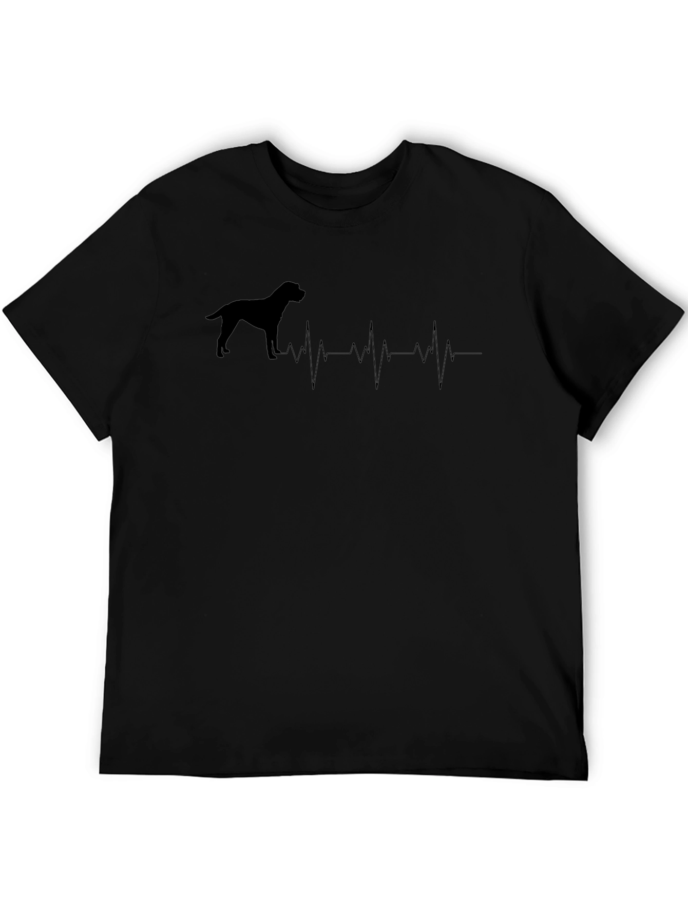Dog Heartbeat Graphic Tee - Soft & Stylish