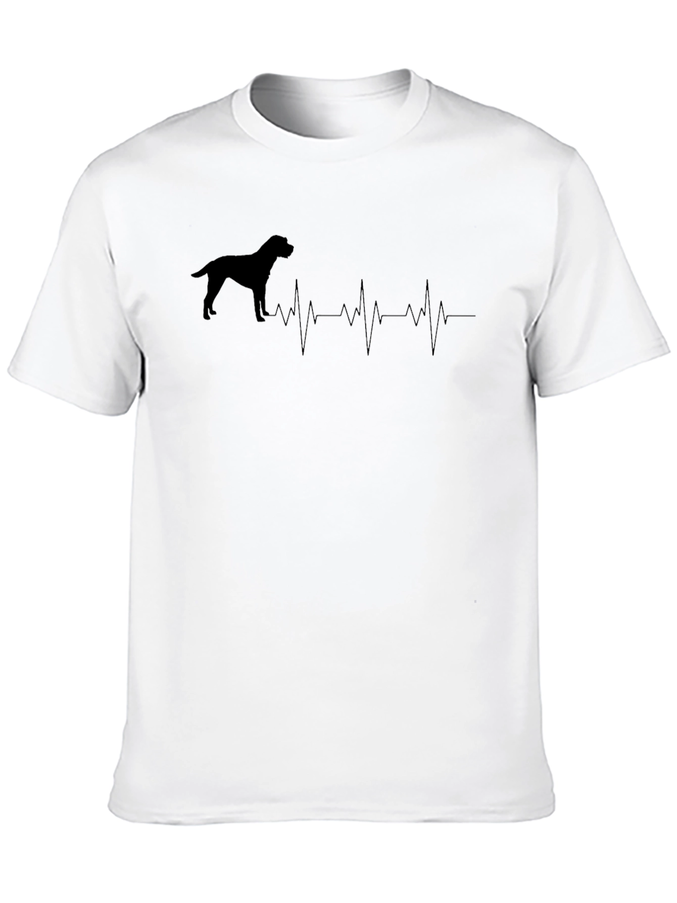 Dog Heartbeat Graphic Tee - Soft & Stylish