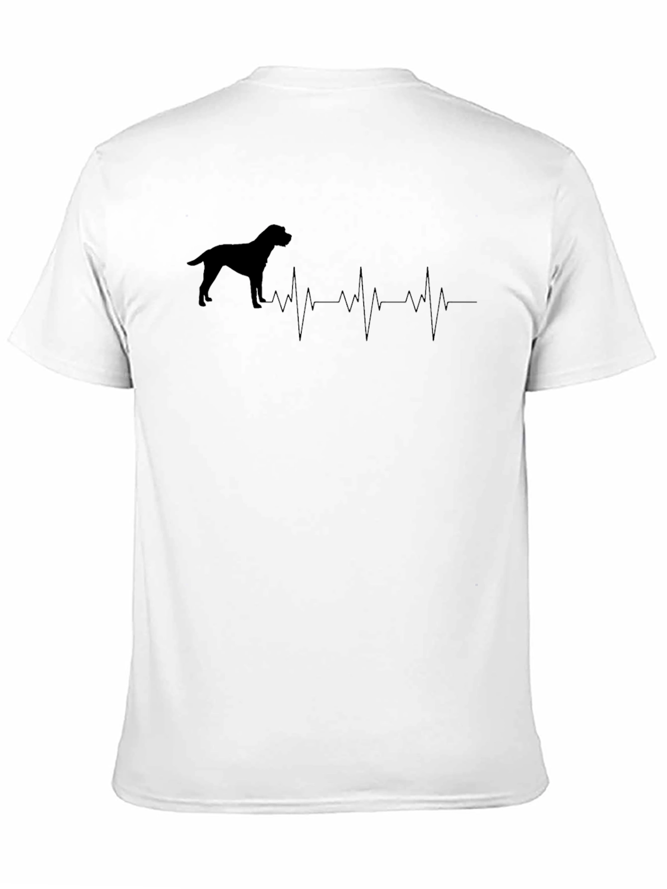 Dog Heartbeat Graphic Tee - Soft & Stylish
