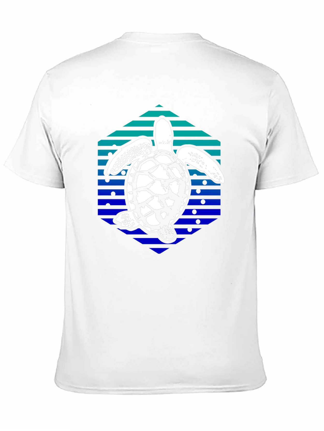 Sea Turtle Hexagon Graphic Tee